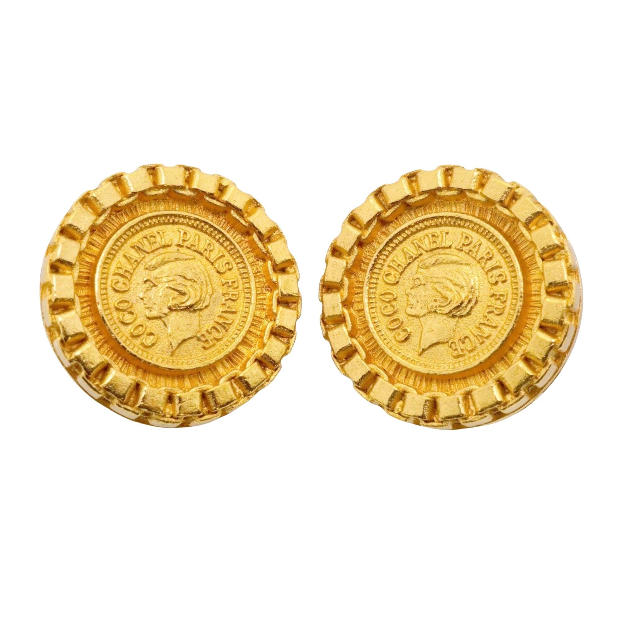 Chanel Chanel Coco Mark earring Size ONE SIZE - 1 Thumbnail