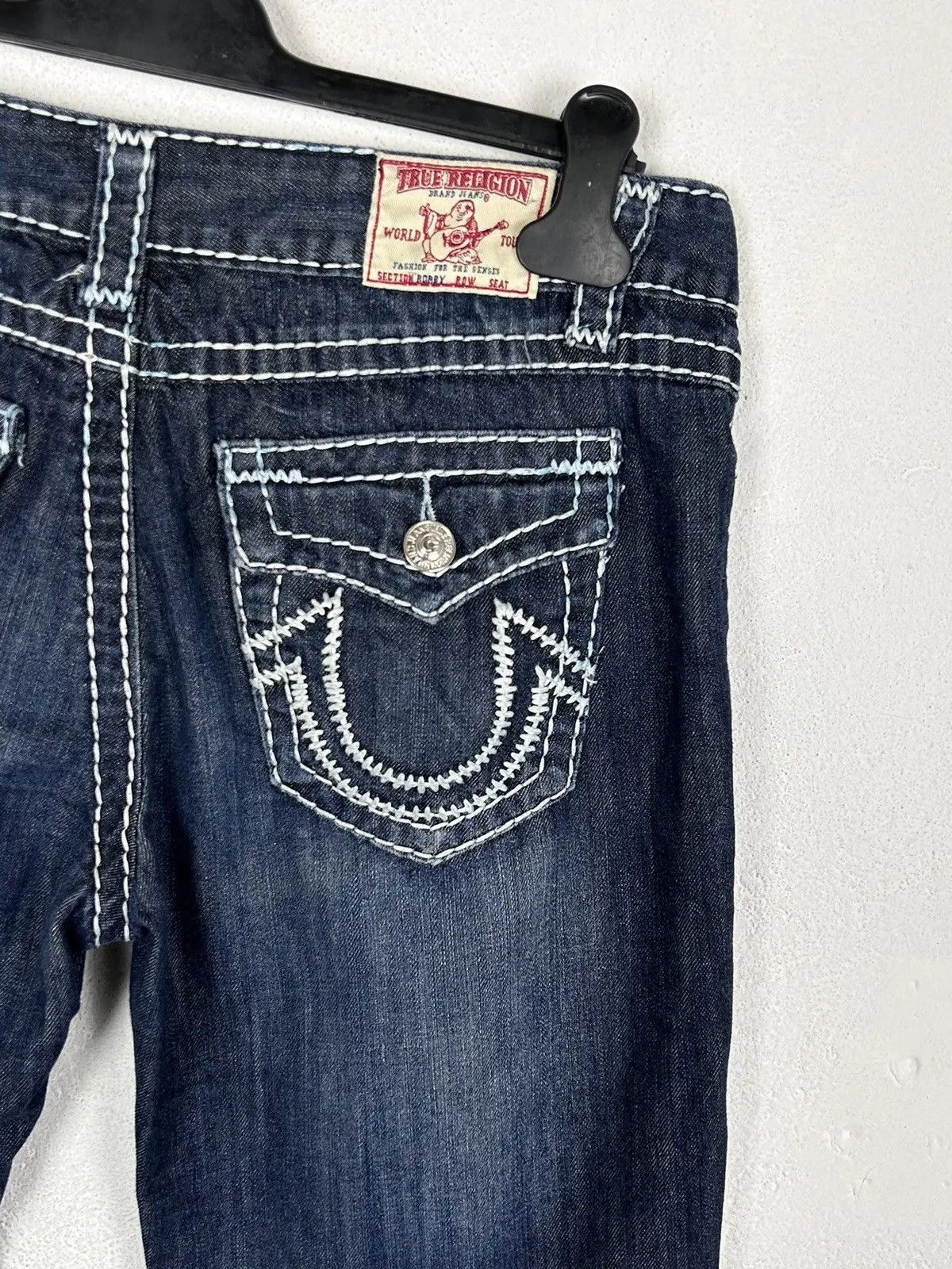 True Religion Vintage True Religion Bobby Crazy Embroidery Jeans Size 32 Size 32" / US 10 / IT 46 - 7 Thumbnail