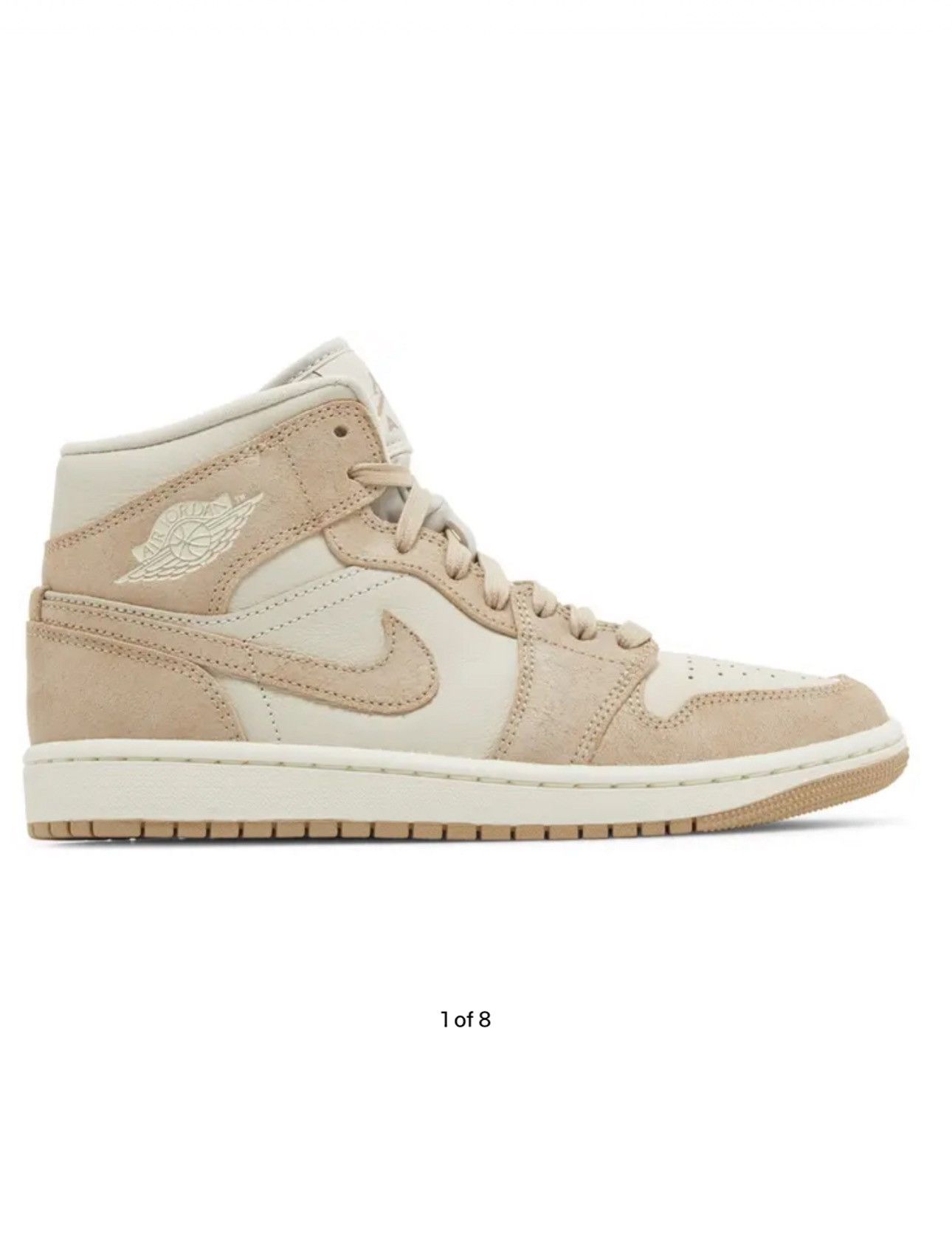 Nike NEVER WORN Nike Air Jordan Mid SE in Tan and Brown Size US 6.5 / IT 36.5 - 1 Thumbnail