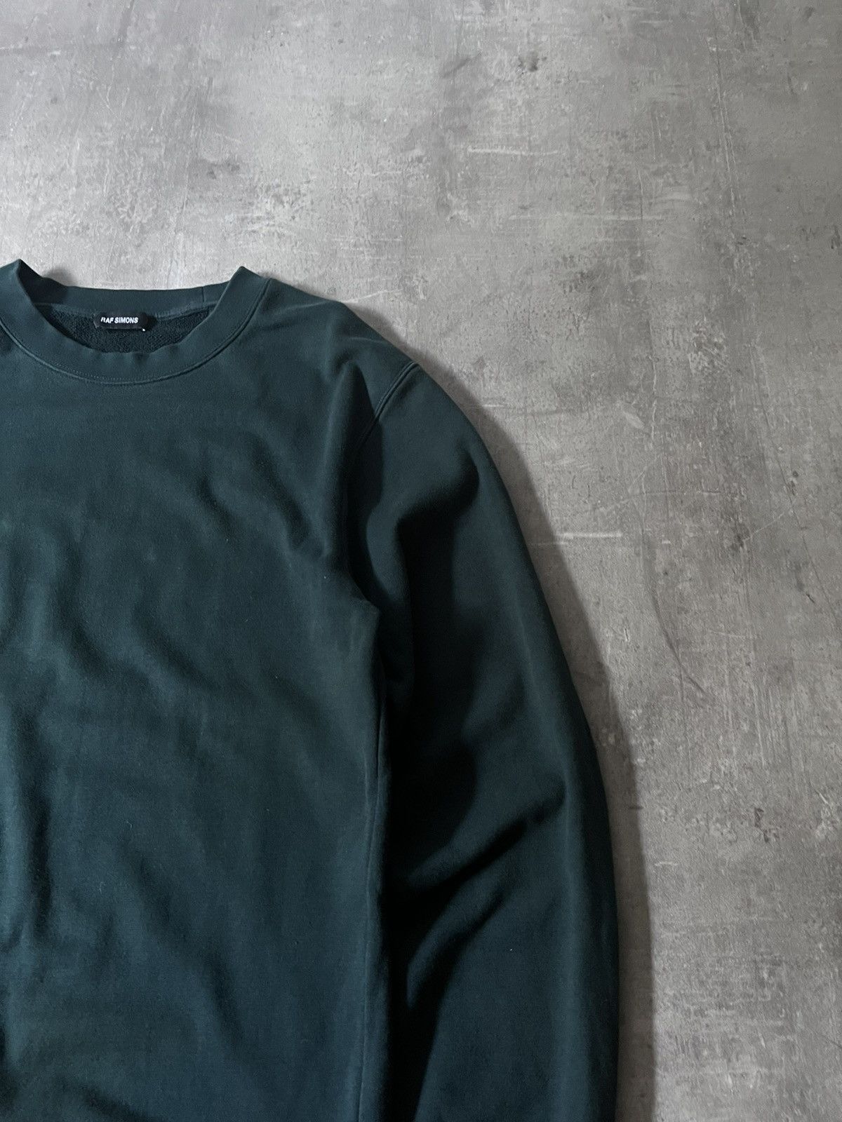 Raf Simons Raf Simons A/W 16 R patched logo sweatshirt green Size US XL / EU 56 / 4 - 4 Thumbnail