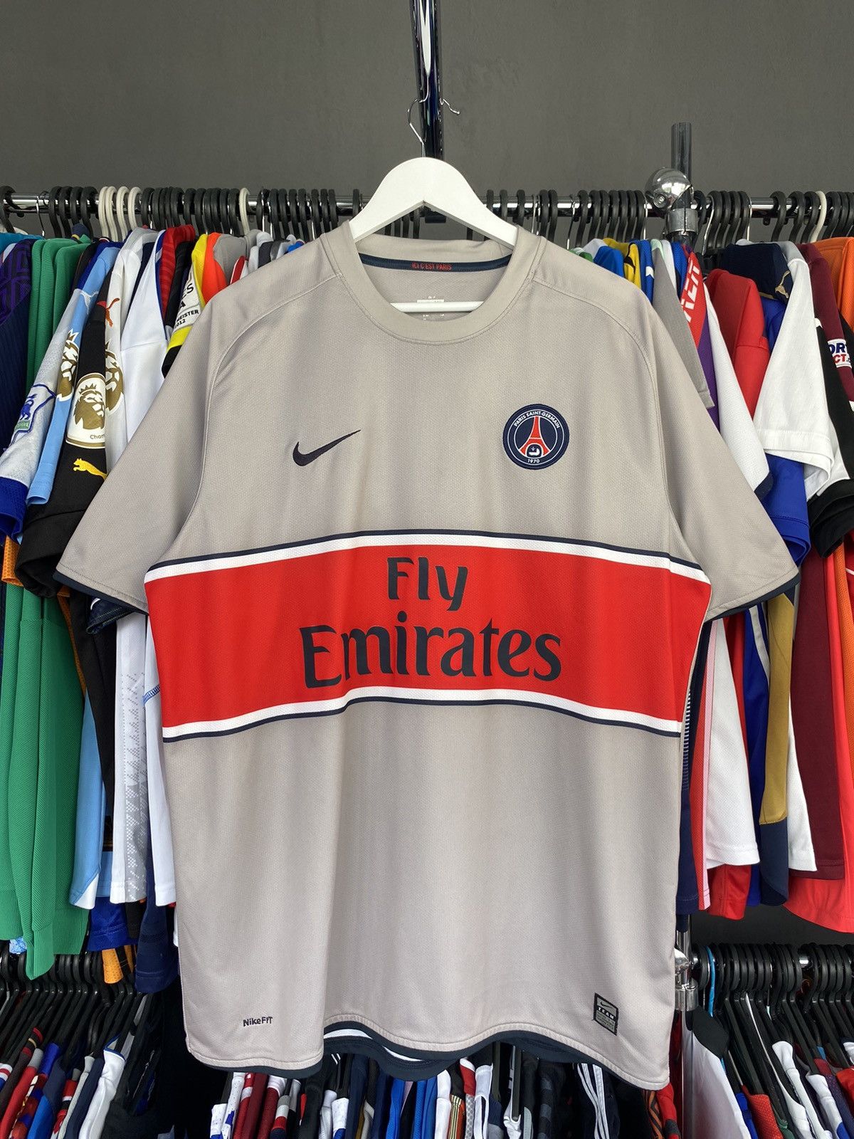 Nike 2008/09 NIKE PARIS SAINT-GERMAIN SOCCER JERSEY FOOTBALL SHIR Size US XL / EU 56 / 4 - 1 Thumbnail