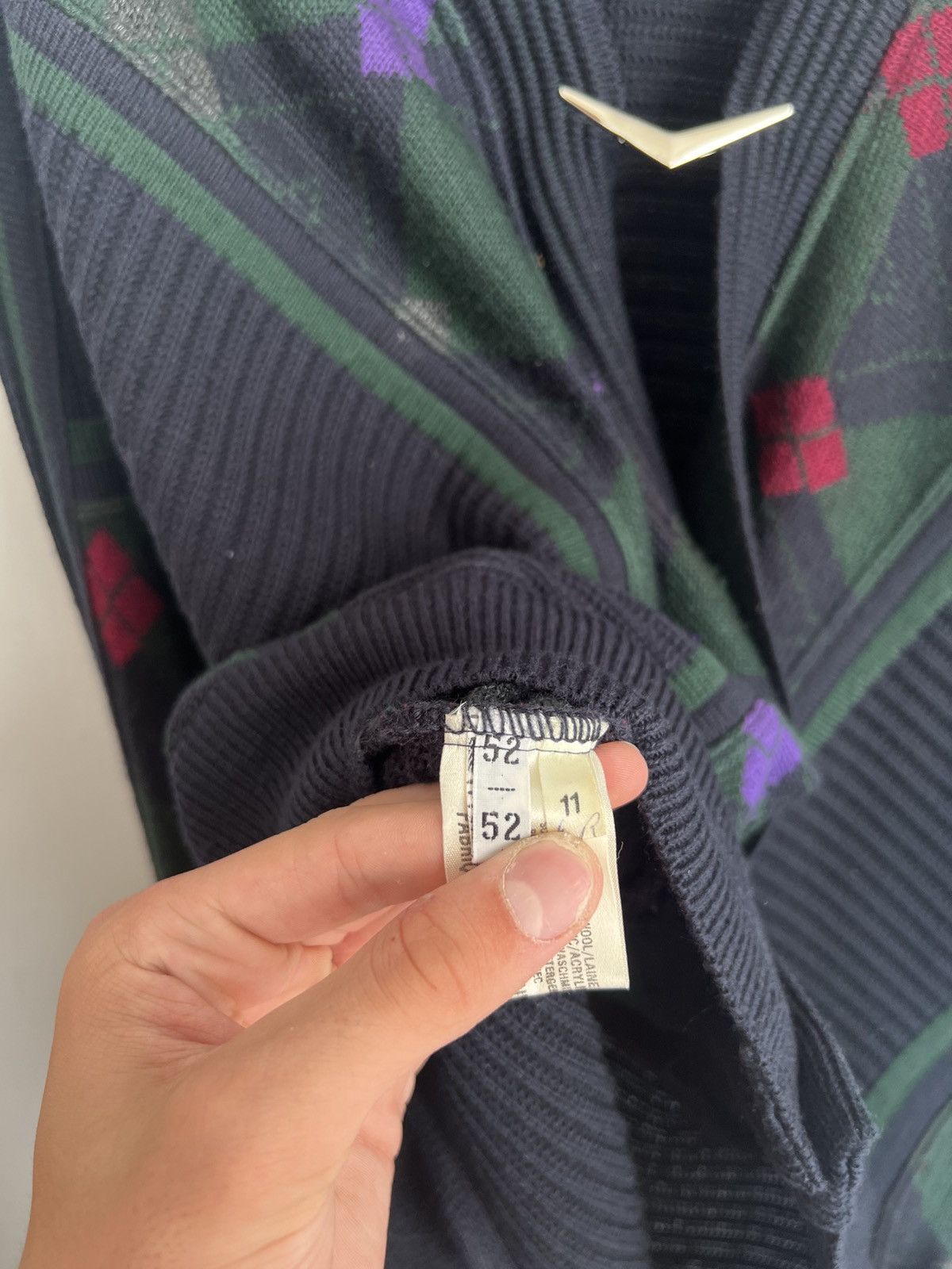 Carlo Colucci Rare CARLO COLUCCI vintage Cardigan Sweater Size US L / EU 52-54 / 3 - 7 Thumbnail