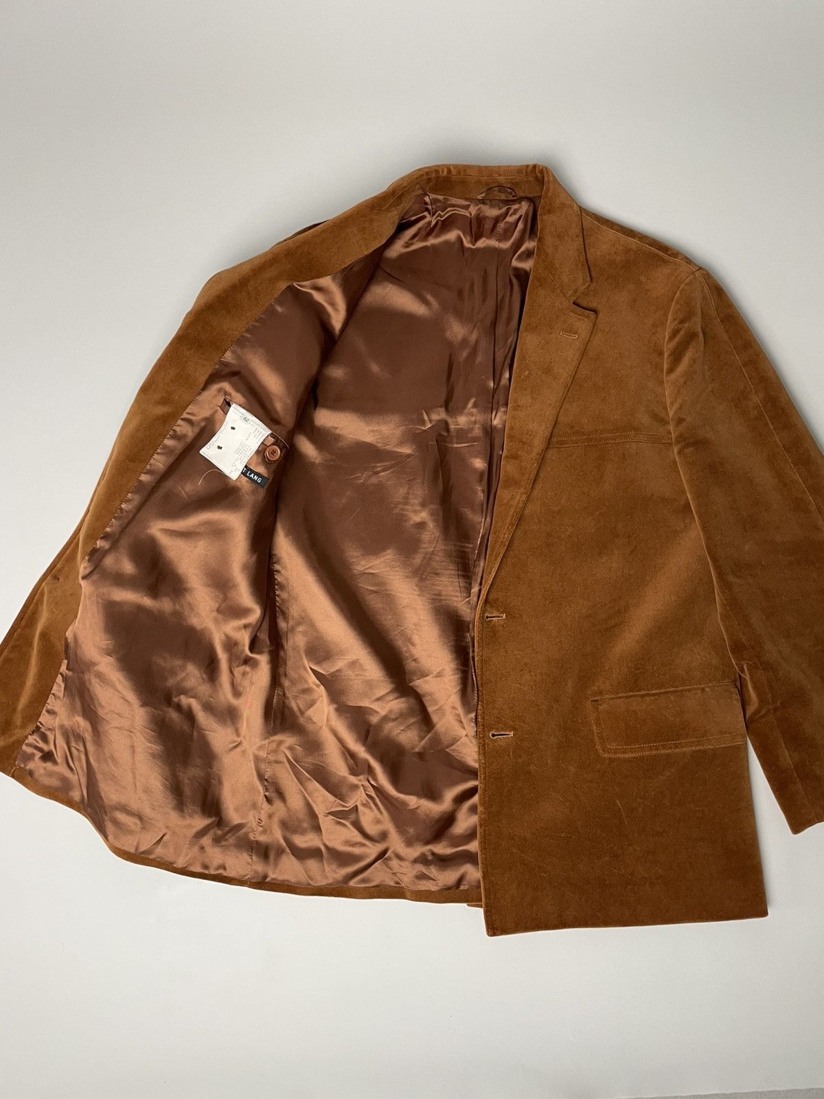 Helmut Lang Vintage Helmut Lang Suede Velvet Blazer Size 50R - 4 Thumbnail