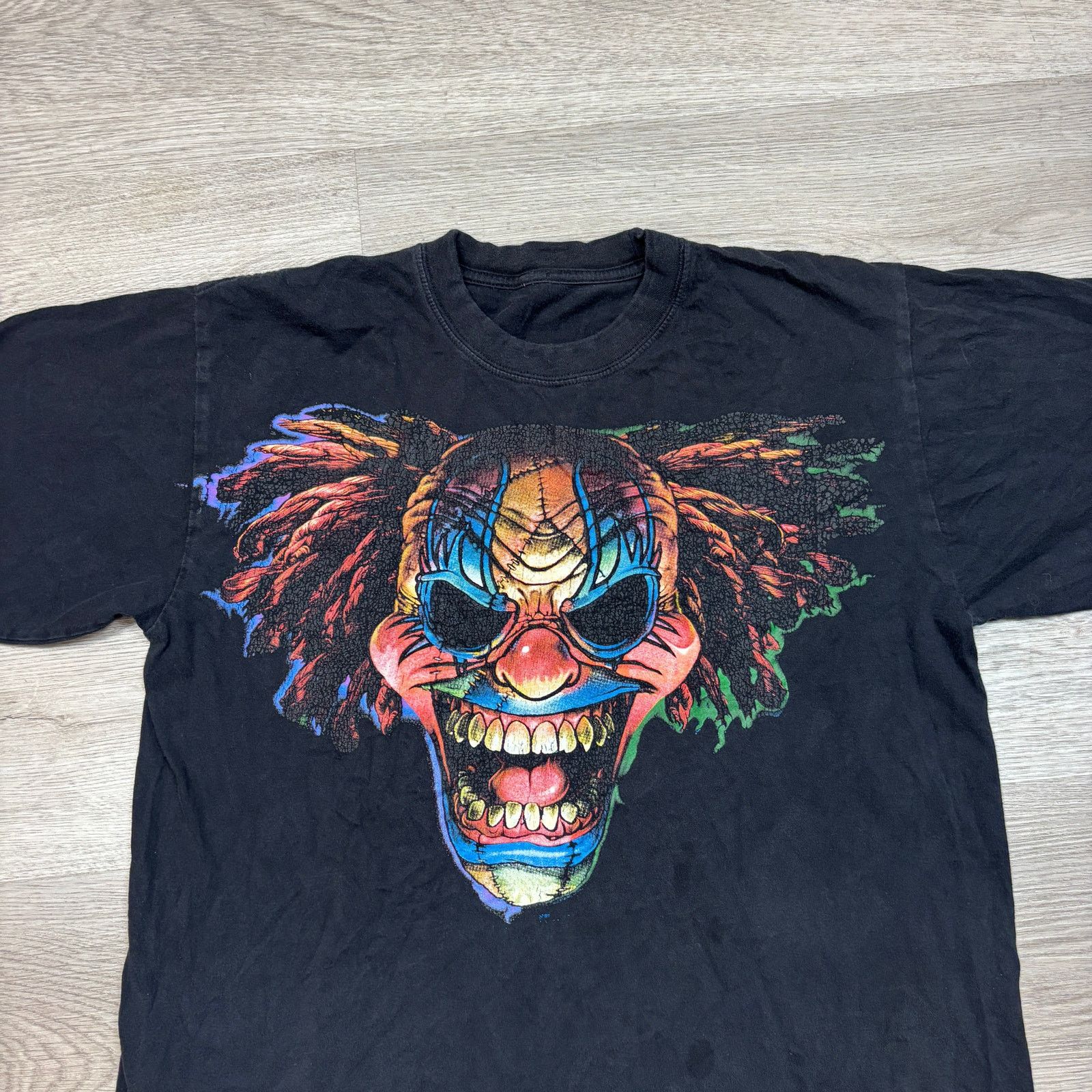 Liquid Blue Liquid Blue Evil Clown Short Sleeve T Shirt Men's Large Y2K Size US L / EU 52-54 / 3 - 2 Thumbnail
