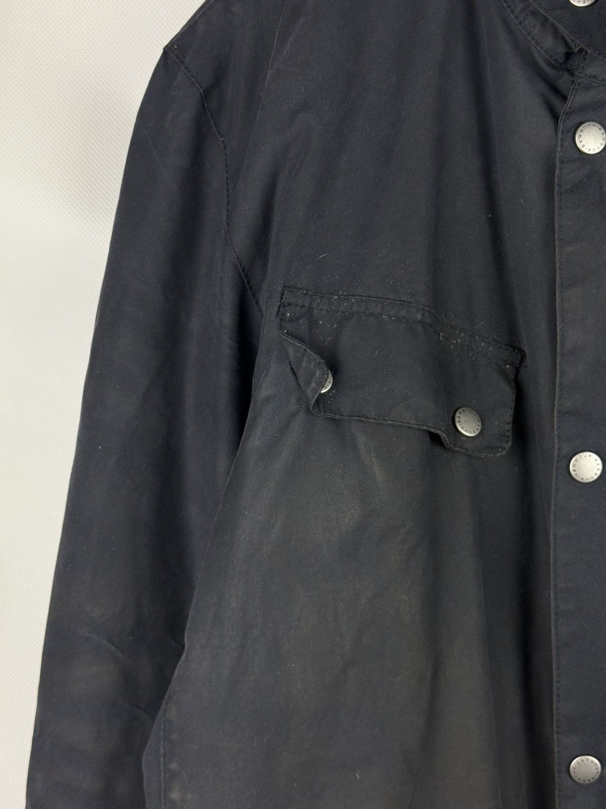 Barbour Barbour International Duke Multipocket Waxed Cotton Jacket Size US XL / EU 56 / 4 - 9 Thumbnail