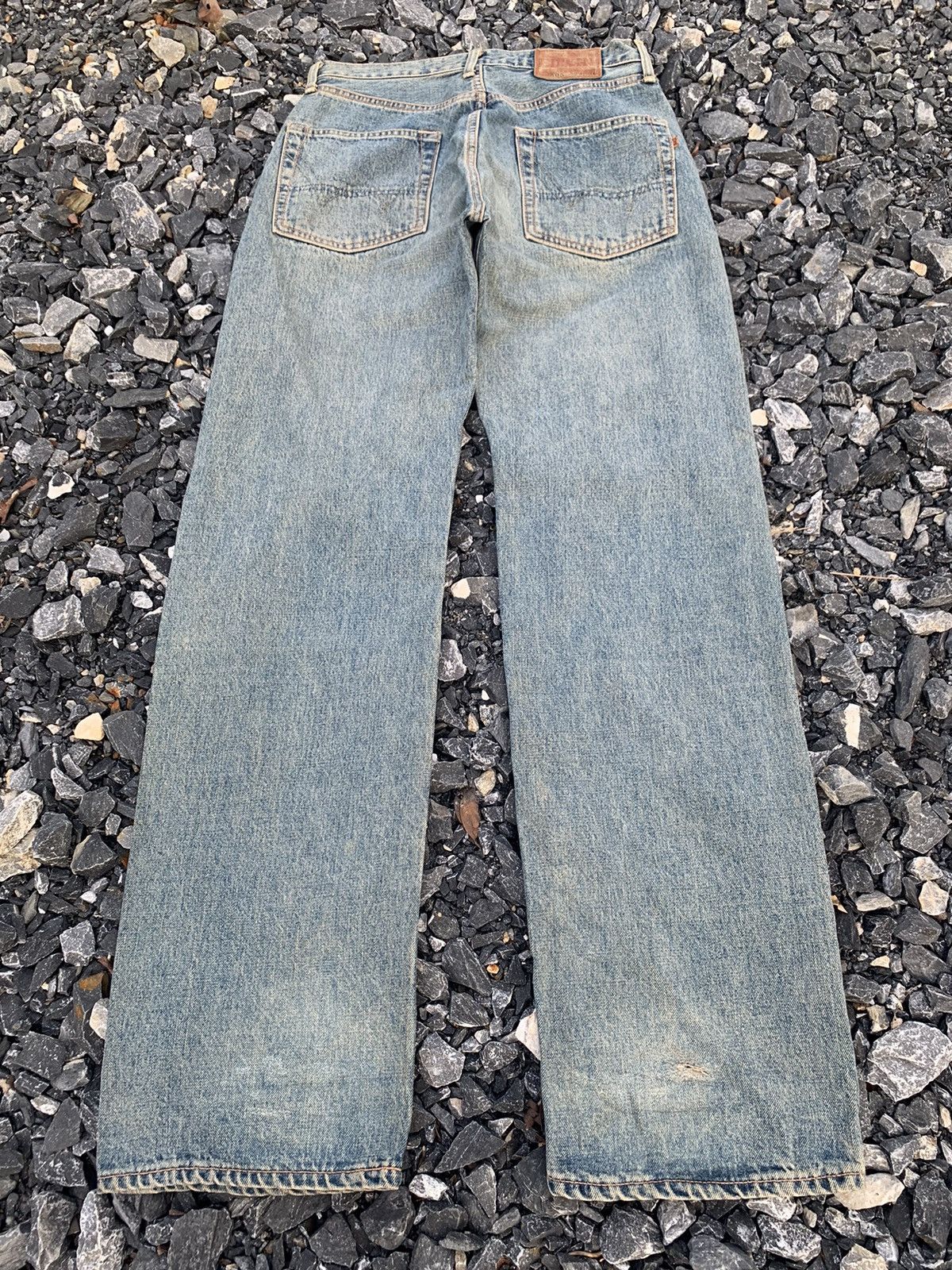 Kapital VINTAGE EDWIN 505 SELVEDGE BAGGY JAPANESE DISTRESSED DENIM Size US 29 - 4 Thumbnail