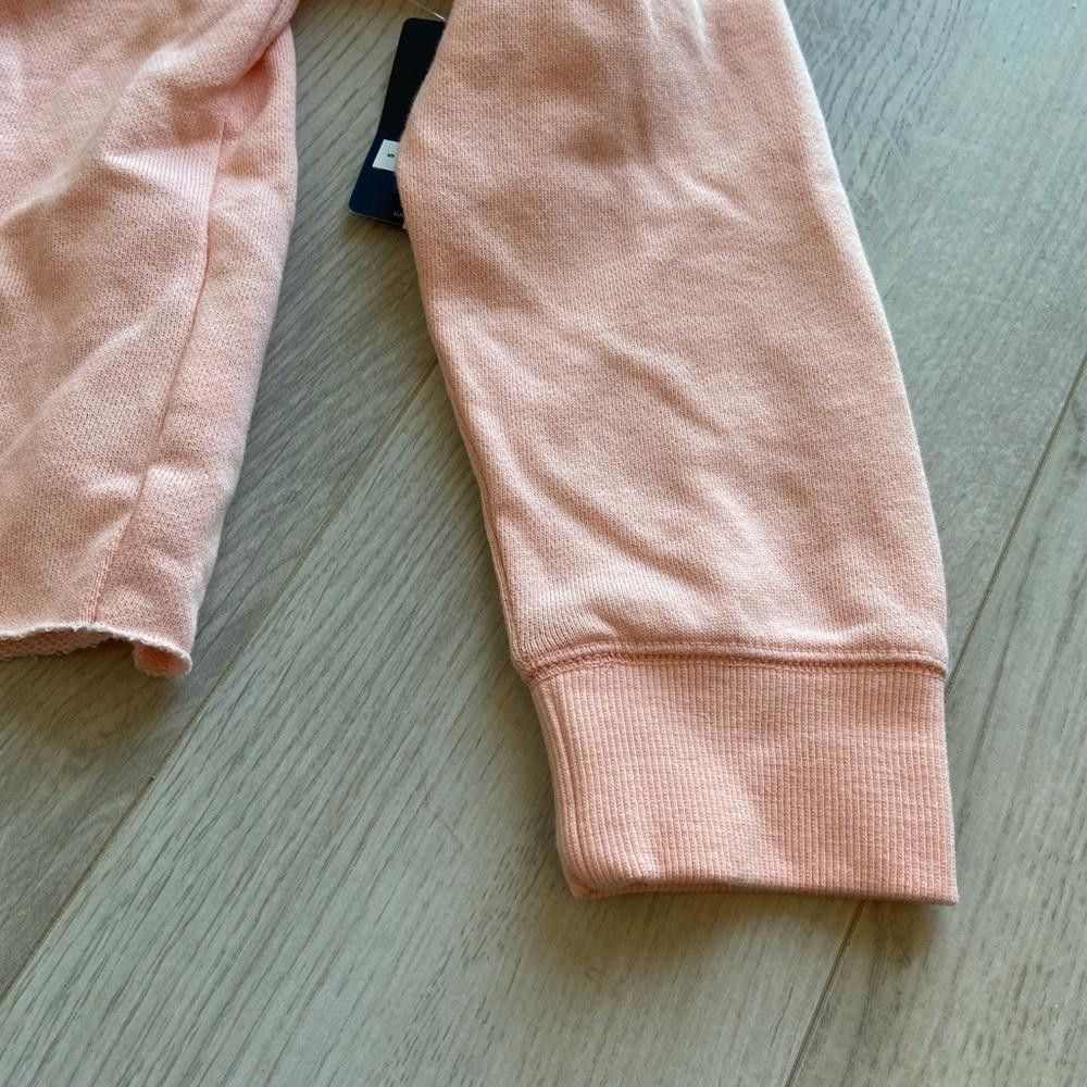 Lucky Brand Lucky Brand Light Pink Cropped French Terry Hoodie Size S / US 4 / IT 40 - 2 Thumbnail