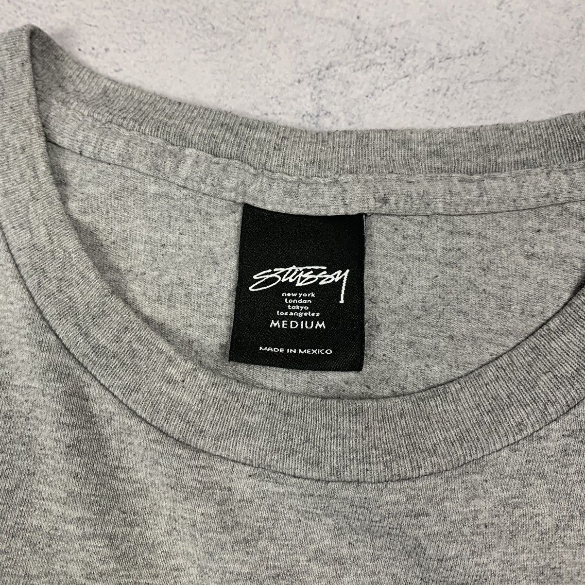 Stussy Vintage Stussy New York T-Shirt Short Sleeve Gray Big Logo Size US M / EU 48-50 / 2 - 5 Thumbnail