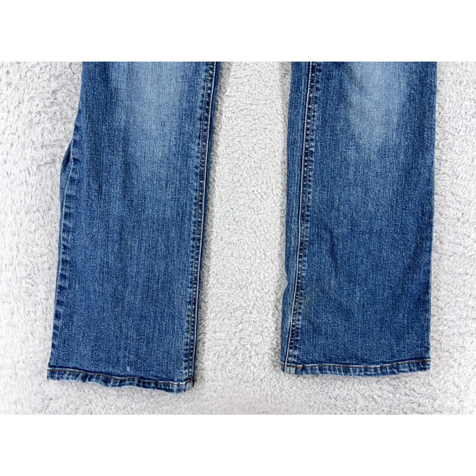 Denime Kika Jeans Womens 3 Blue Denim Flared Low Rise 5-Pocket Stretch Cotton Size 26" / US 2 / IT 38 - 4 Thumbnail