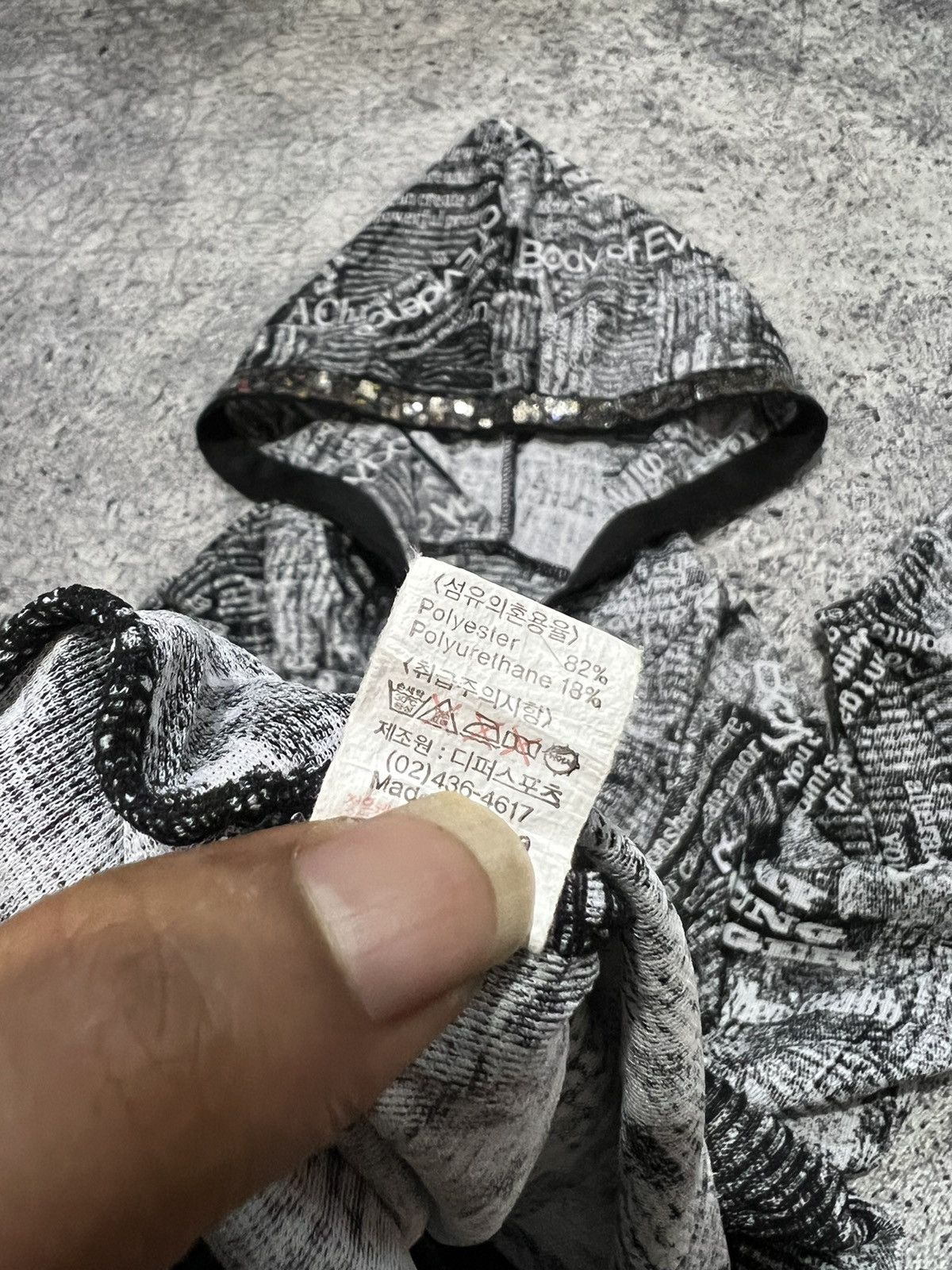 Hysteric Glamour × Undercover 2000s Japanese Opium Vkei Studded Mesh Hodded y2k Lgb Ifsix Size US XS / EU 42 / 0 - 4 Thumbnail