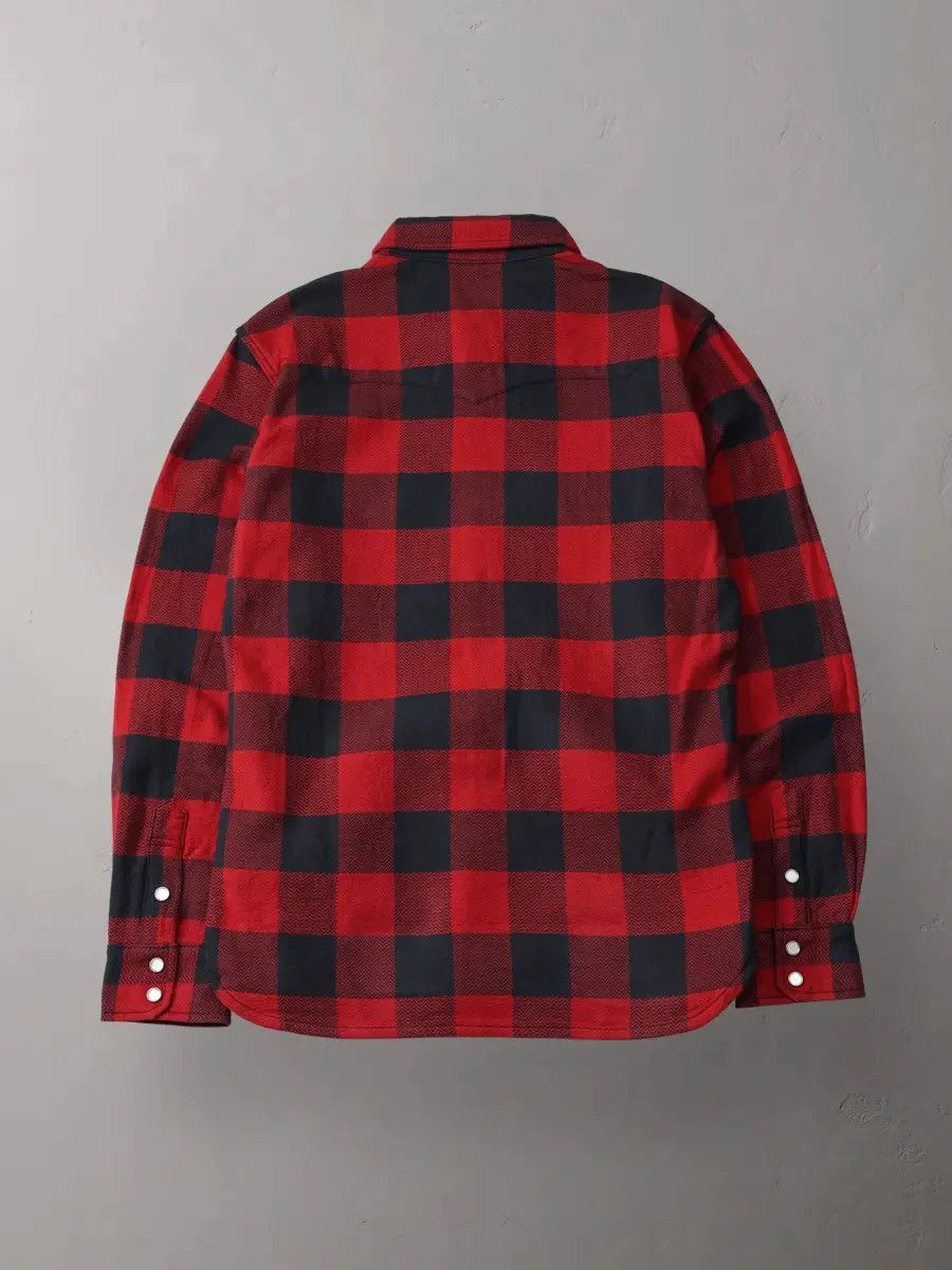 The Flat Head Flat Head Block Check Western Flannel Shirt - Red Size US L / EU 52-54 / 3 - 2 Preview