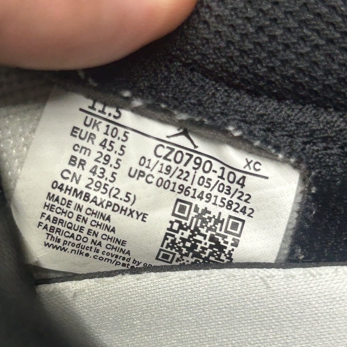 Nike Jordan 1 Low “Univercity Blue” Size US 11.5 / EU 44-45 - 7 Thumbnail