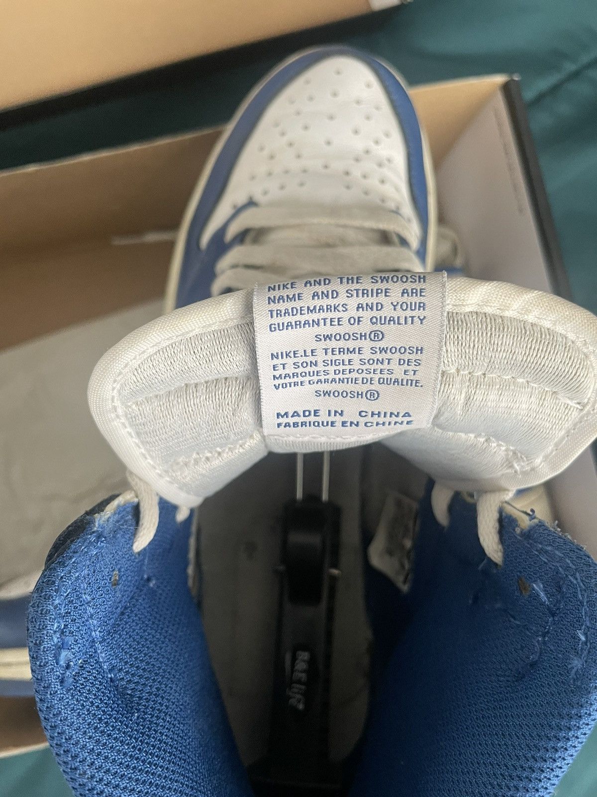 Jordan Brand × Nike Jordan 1 Storm Blue Size US 10.5 / EU 43-44 - 9 Thumbnail