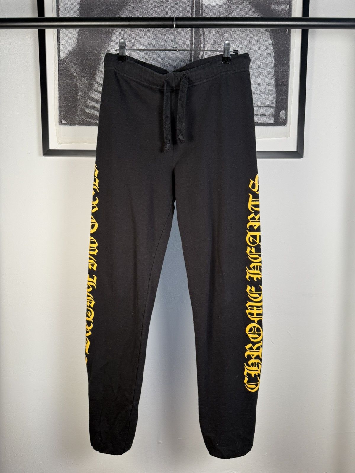 Chrome Hearts ICONIC EVERYDAY⚡️VOLT COLORWAY LOGO "FUCK YOU" SWEATPANTS Size US 32 / EU 48 - 1 Thumbnail