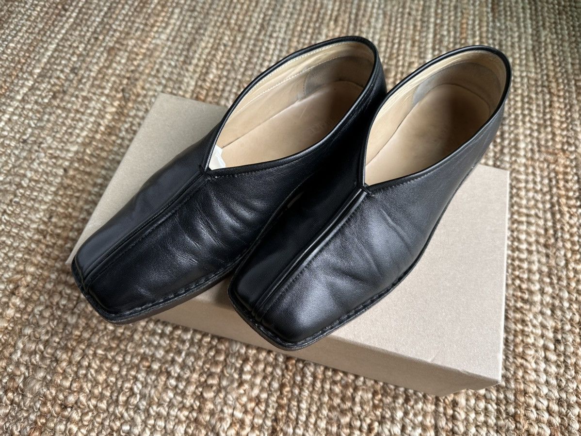Lemaire Lemaire Chinese / Piped Slippers Black | Grailed