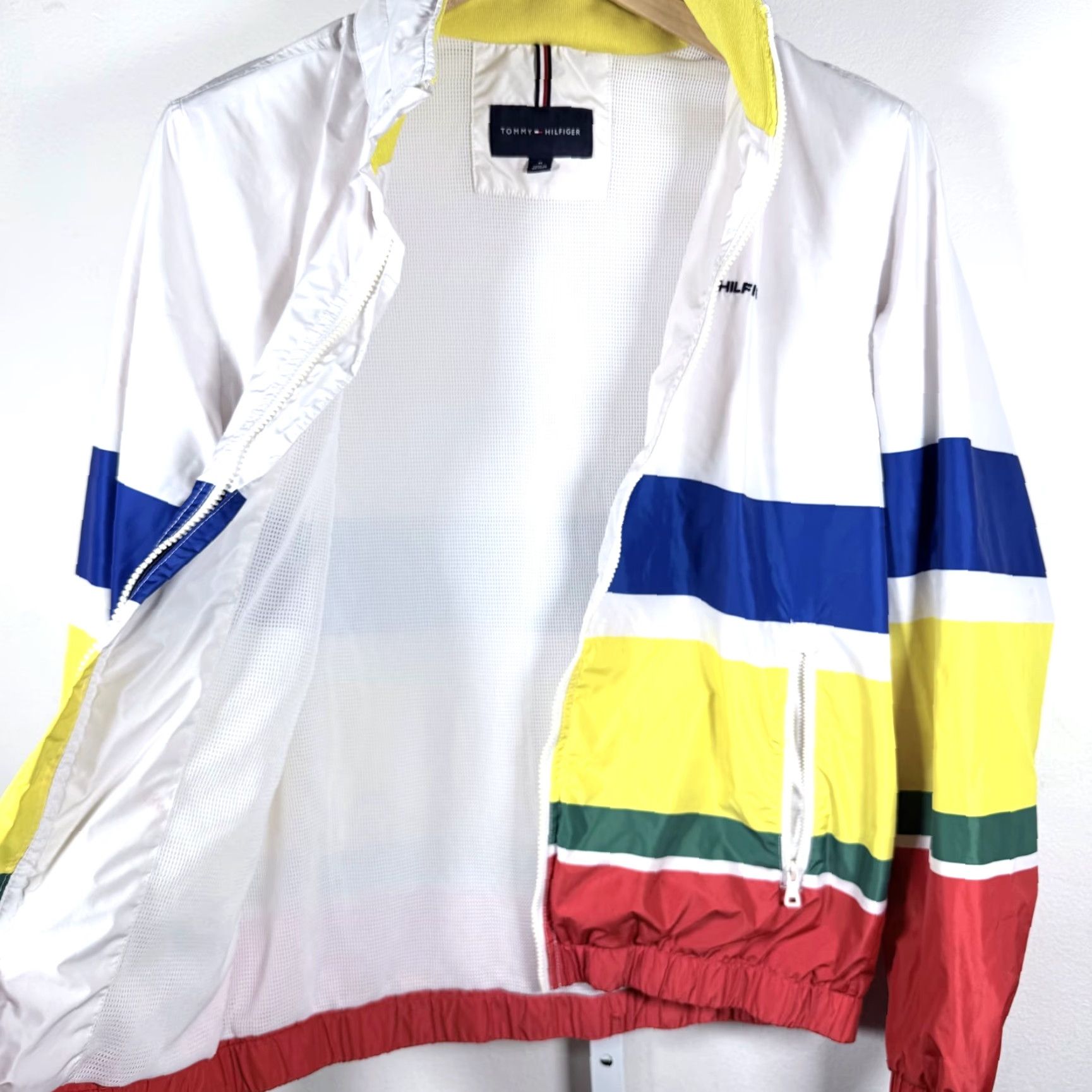 Tommy Hilfiger VTG Tommy Hilfiger Archives Nautical Yacht Full Zip Retro Windbreaker Jacket Multicolor Men Medium Size US M / EU 48-50 / 2 - 2 Thumbnail
