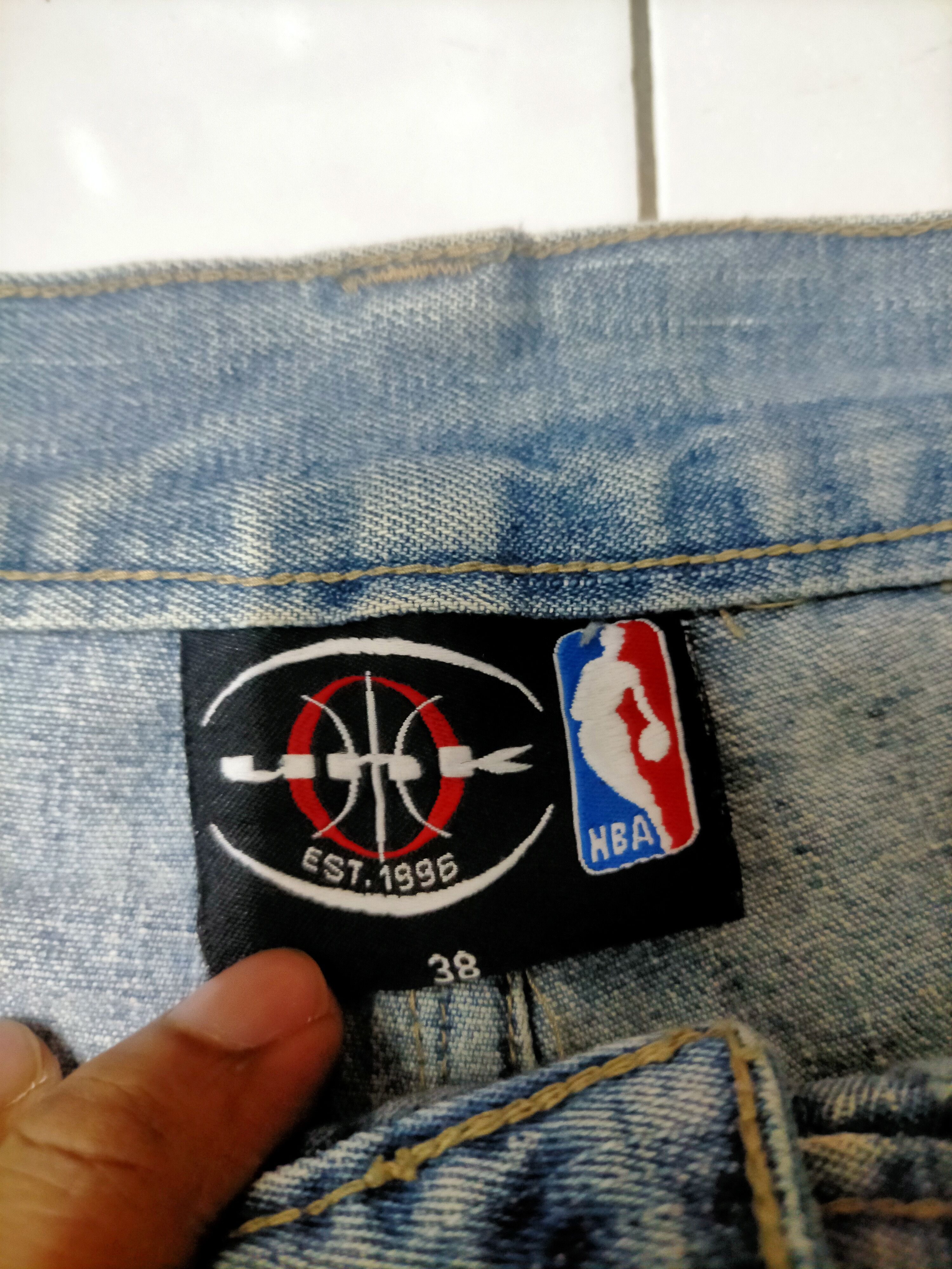 NBA × Vintage Vintage UNK NBA Jeans Size US 38 / EU 54 - 5 Thumbnail