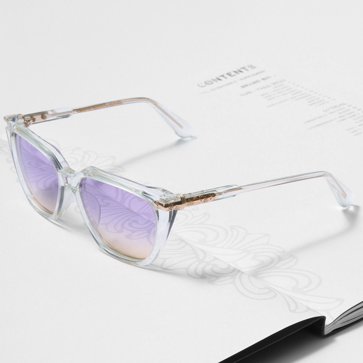 Chrome Hearts CHROME HEARTS STIFFILIS CRYSTAL GLASSES Size ONE SIZE - 2 Thumbnail