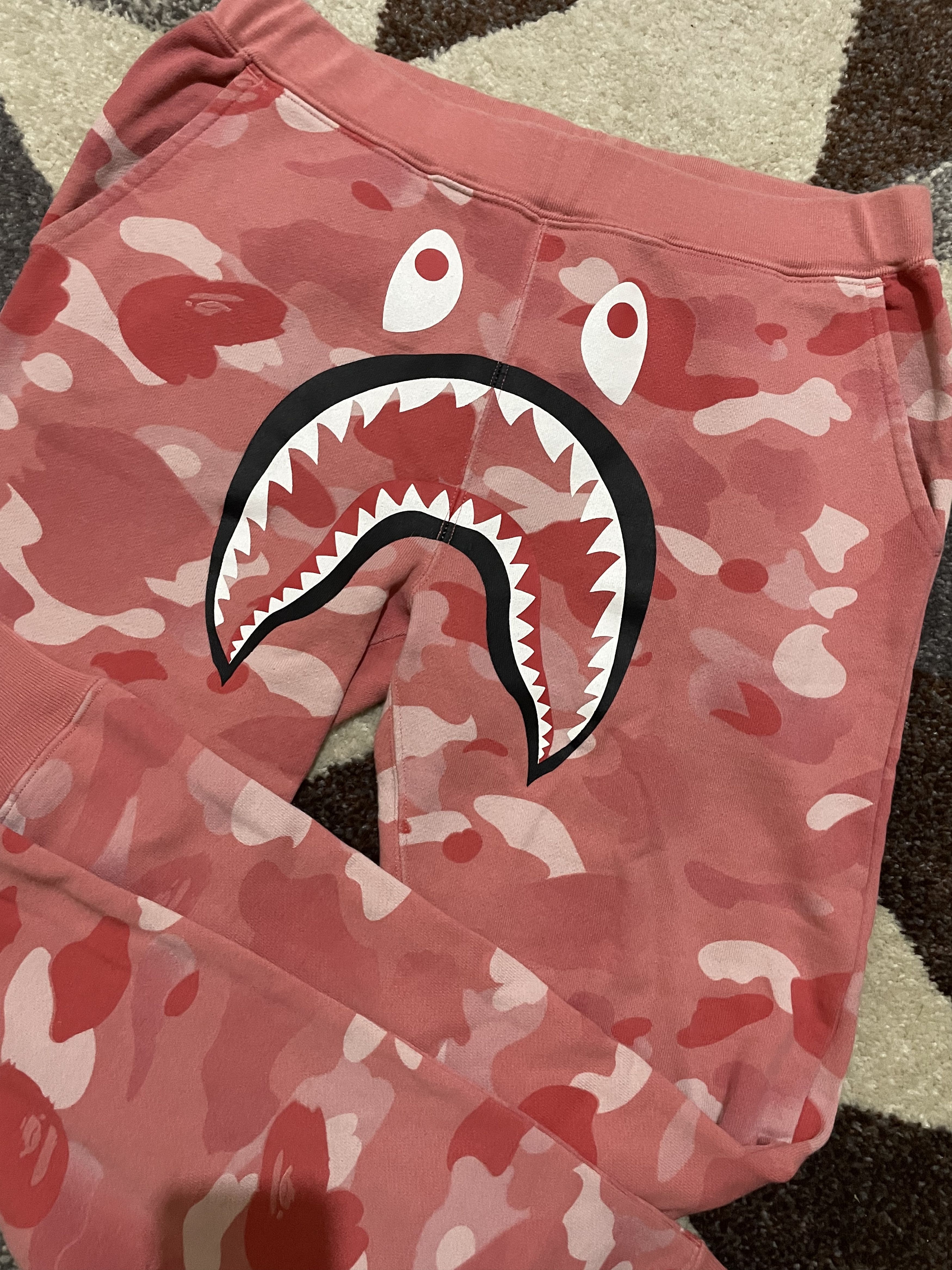 Other Bape Gradation Camo Shark Slim Sweat Pants Size 29" - 2 Thumbnail