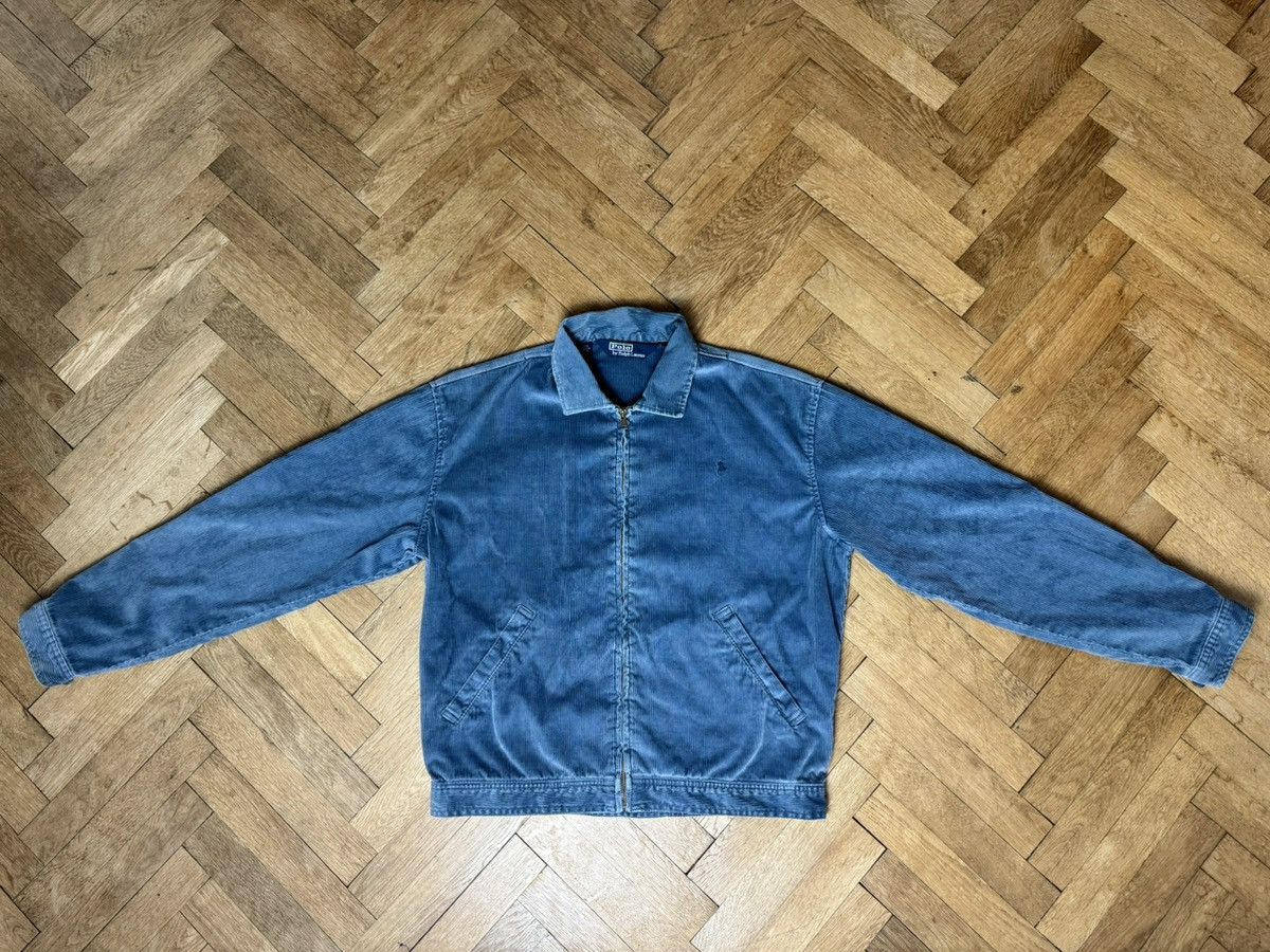 Polo Ralph Lauren Vintage Polo Ralph Lauren Light Blue Corduroy Jacket M Size US M / EU 48-50 / 2 - 1 Thumbnail