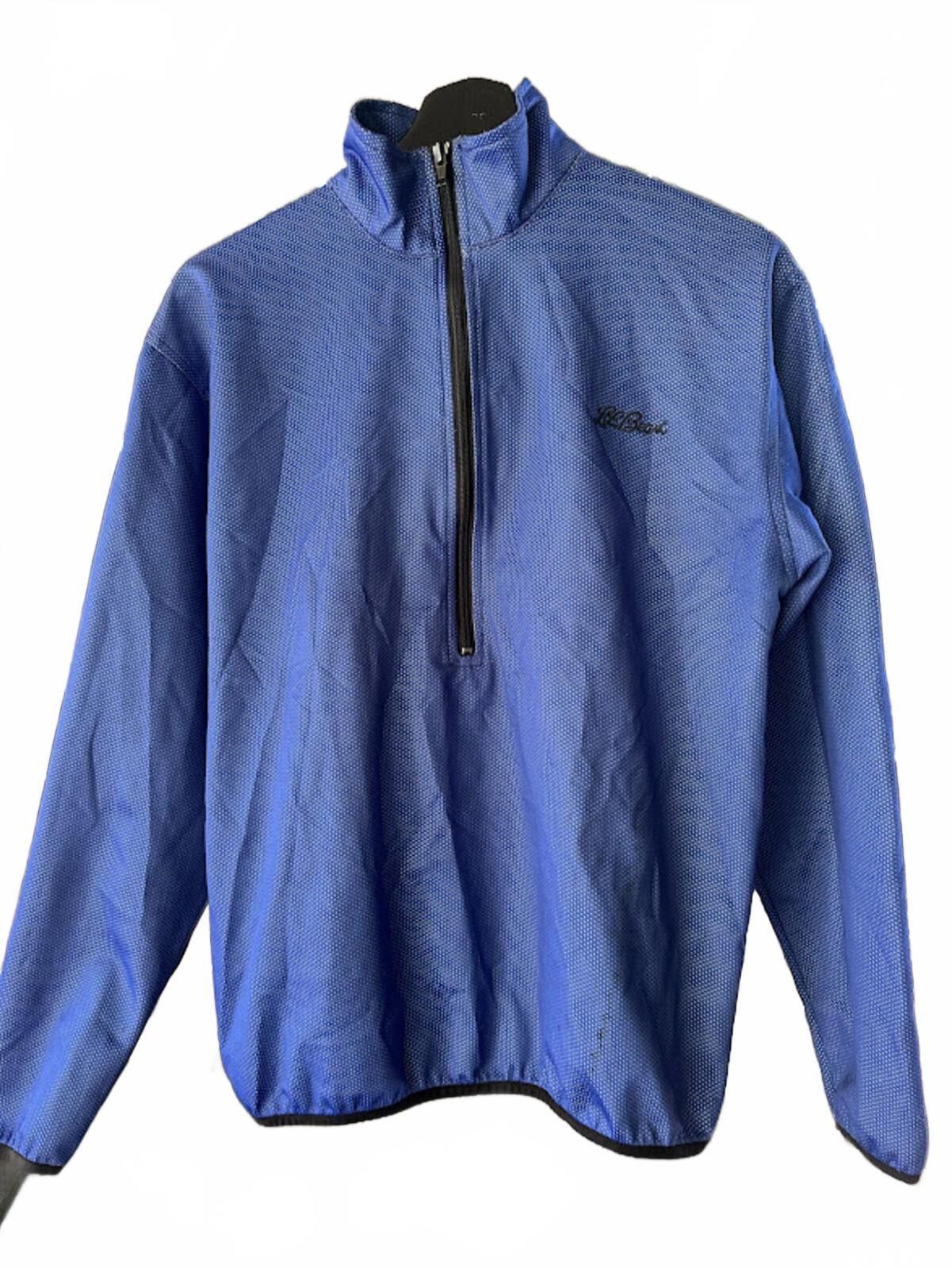 L.L. Bean L.L.Bean Blue Half Zip Pullover Jacket Made in USA Size US S / EU 44-46 / 1 - 1 Thumbnail