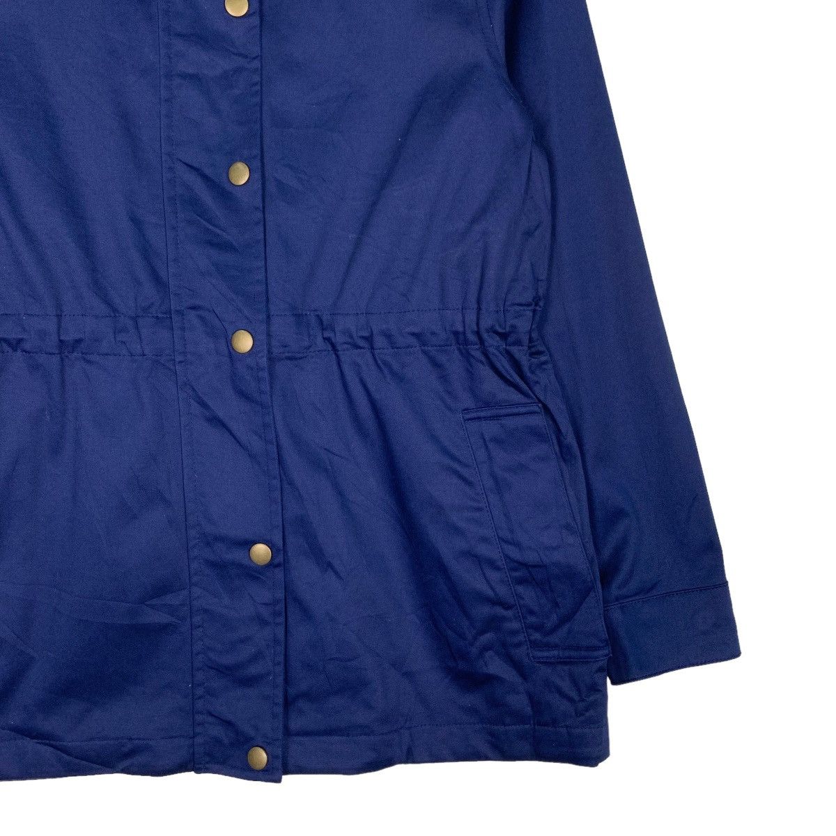 Lands' End LANDS’ END Blue Belted Casual Jacket #0975-C43 Size M / US 6-8 / IT 42-44 - 4 Thumbnail