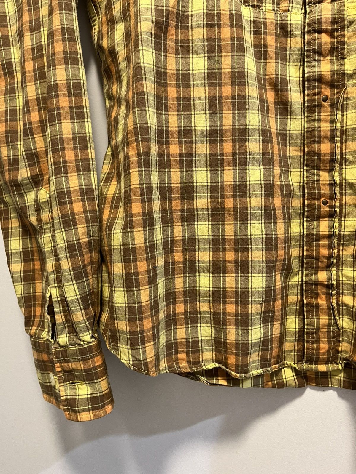 PPFM Plaid Casual Pleated Shirt Size US M / EU 48-50 / 2 - 4 Thumbnail
