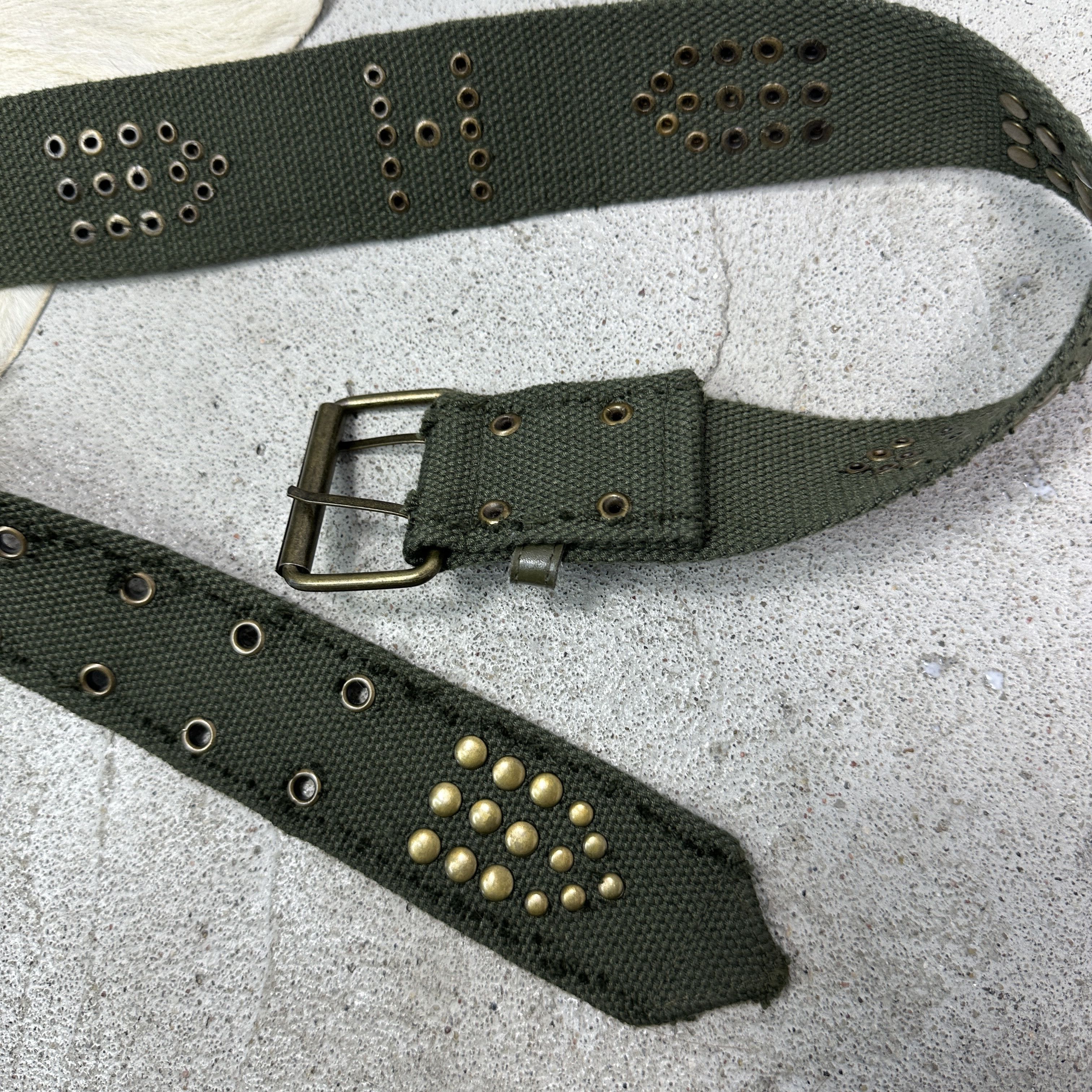 Vintage Vintage Grunge Opium Studded Belt Y2K Size ONE SIZE - 3 Thumbnail