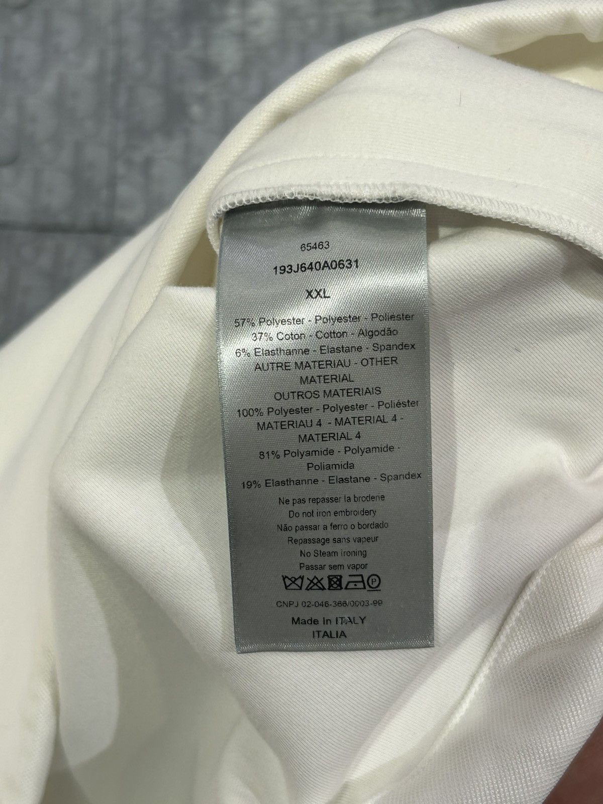 Dior Dior Homme Grey and White Oblique Hooded Anorak Jacket Size US XXL / EU 58 / 5 - 8 Thumbnail