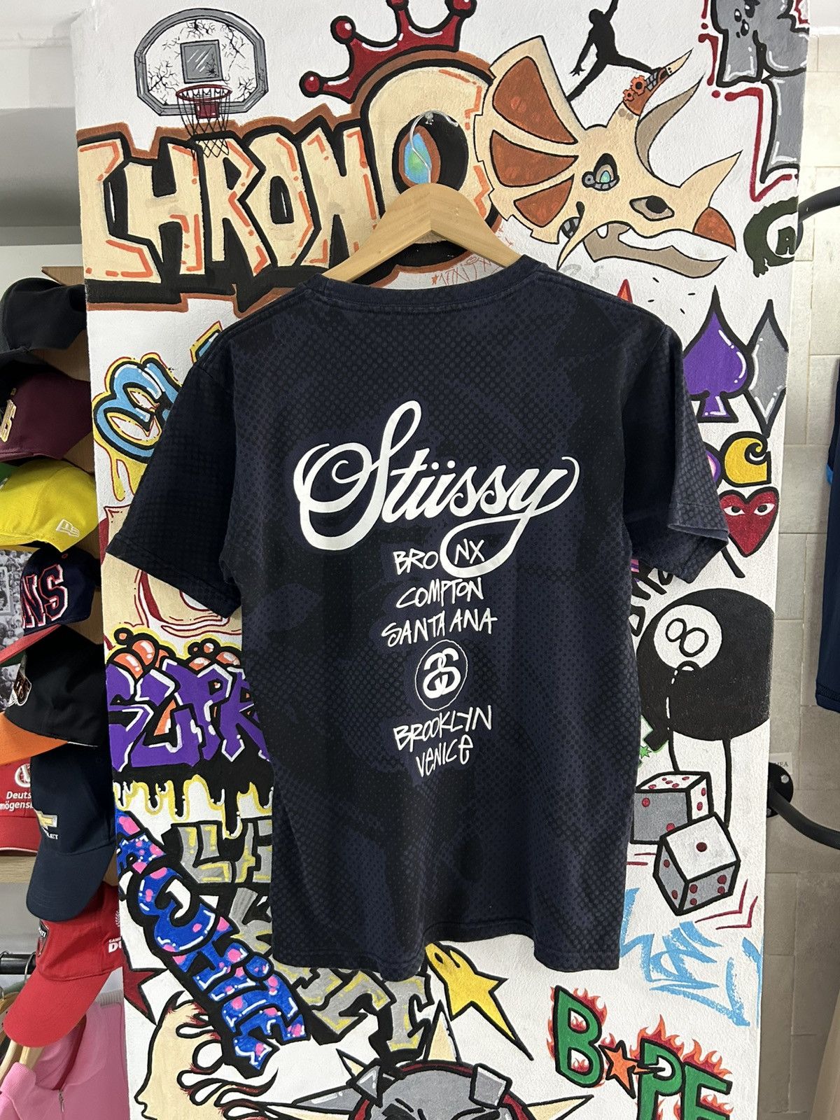 Stussy Stussy New York Camo Dot Tee Size US S / EU 44-46 / 1 - 2 Thumbnail
