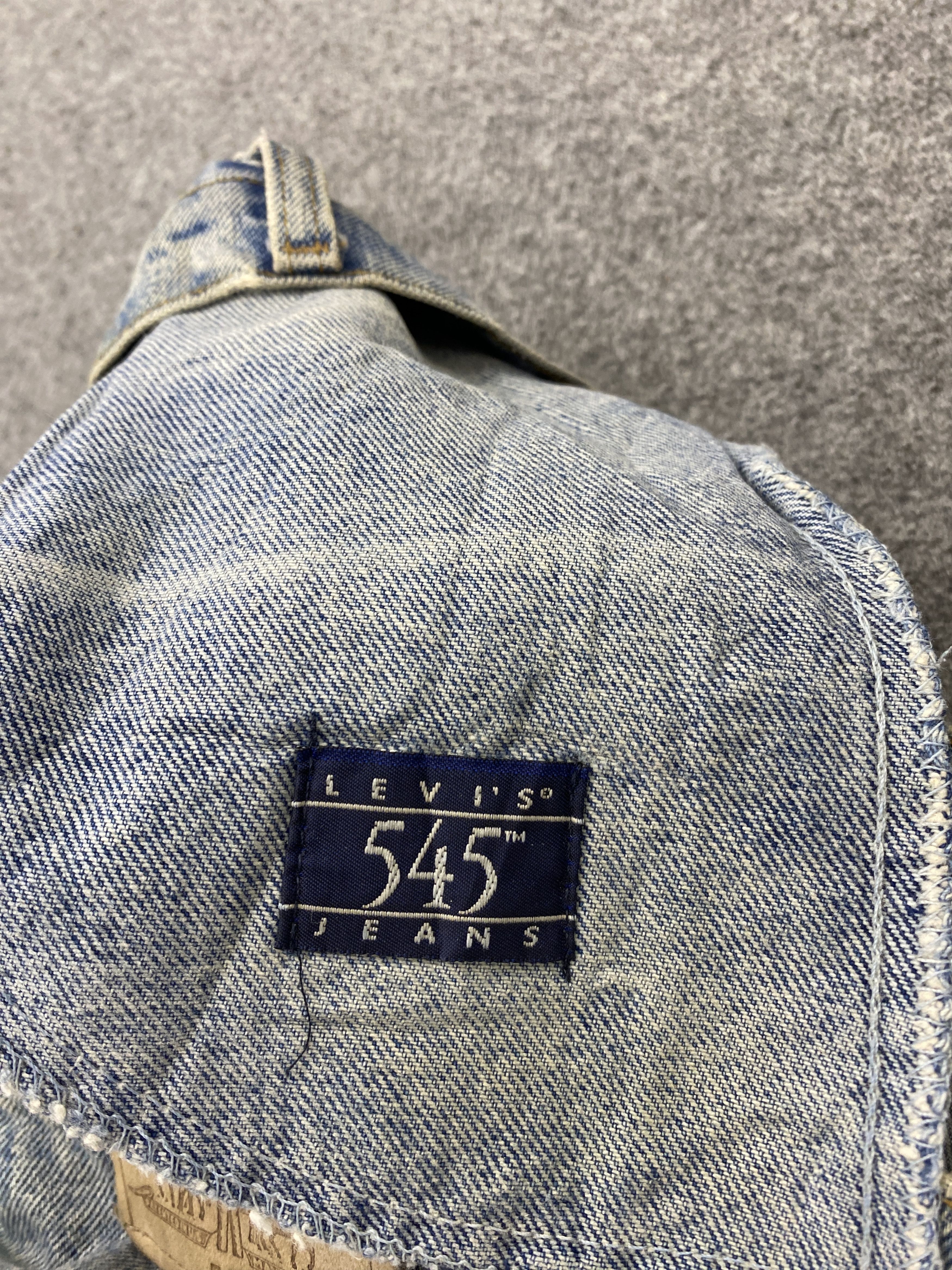 Levi's Vintage 90s Levis 545 Faded Blue Jeans S0038 Size US 39 - 9 Thumbnail