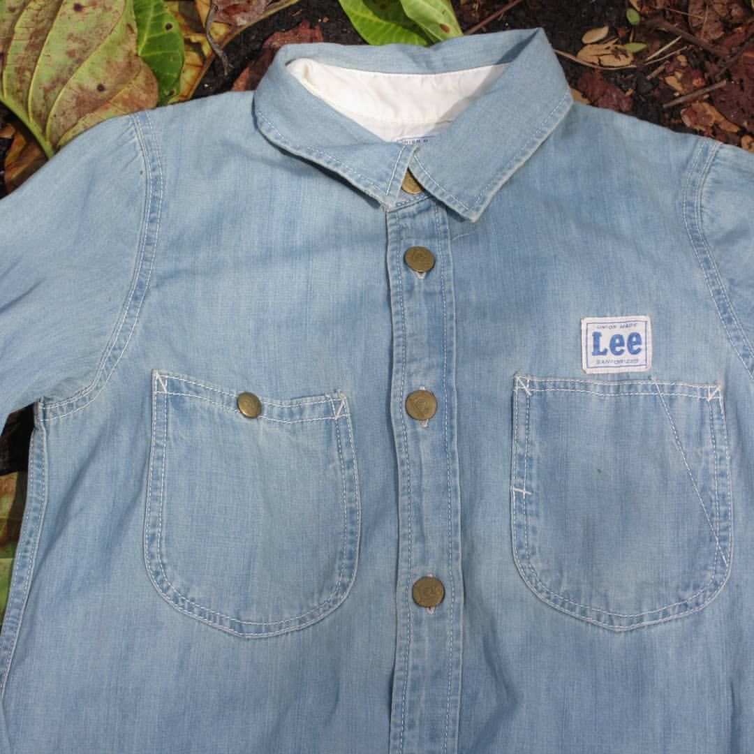 Lee Lee Chambray Long dress Shirt Size L unisex Union Made Size US L / EU 52-54 / 3 - 2 Thumbnail