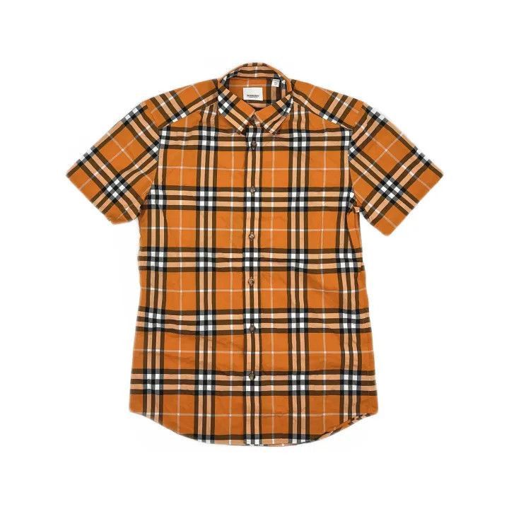 Burberry Burberry Burberry Short Sleeve Plaid Cotton Shirt-2507 Size US XS / EU 42 / 0 - 2 Thumbnail