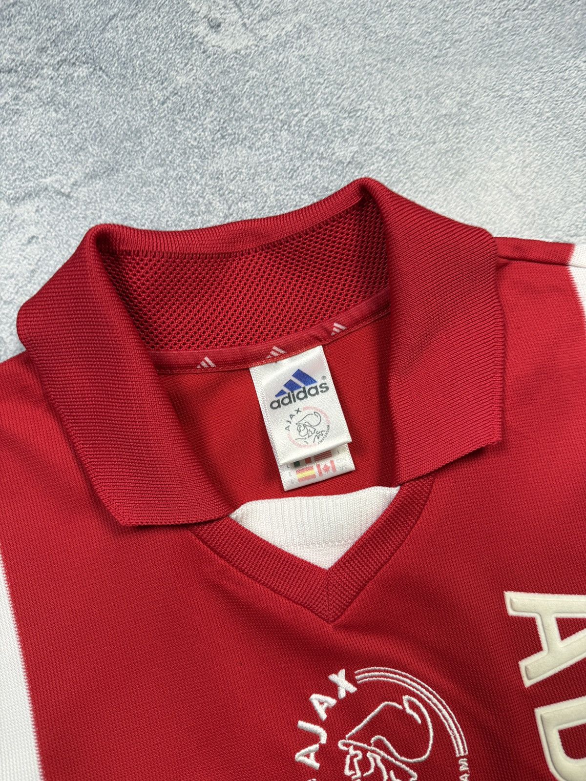 Adidas Adidas Ajax 2007/08 Vintage Home Kit Soccer Jersey Shirt Size US L / EU 52-54 / 3 - 6 Thumbnail
