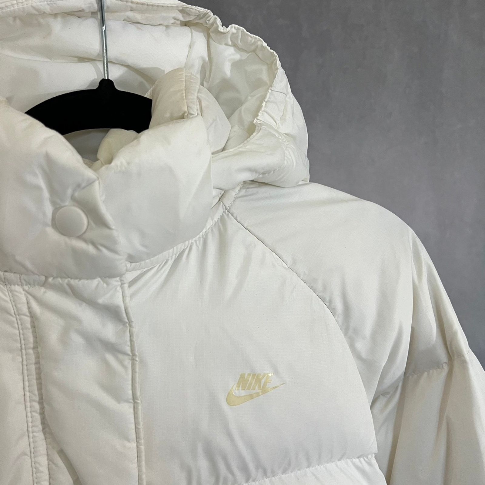 Nike Rare 2008 Nike down puffer full zip jacket. 266017-100 Size L / US 10 / IT 46 - 3 Thumbnail