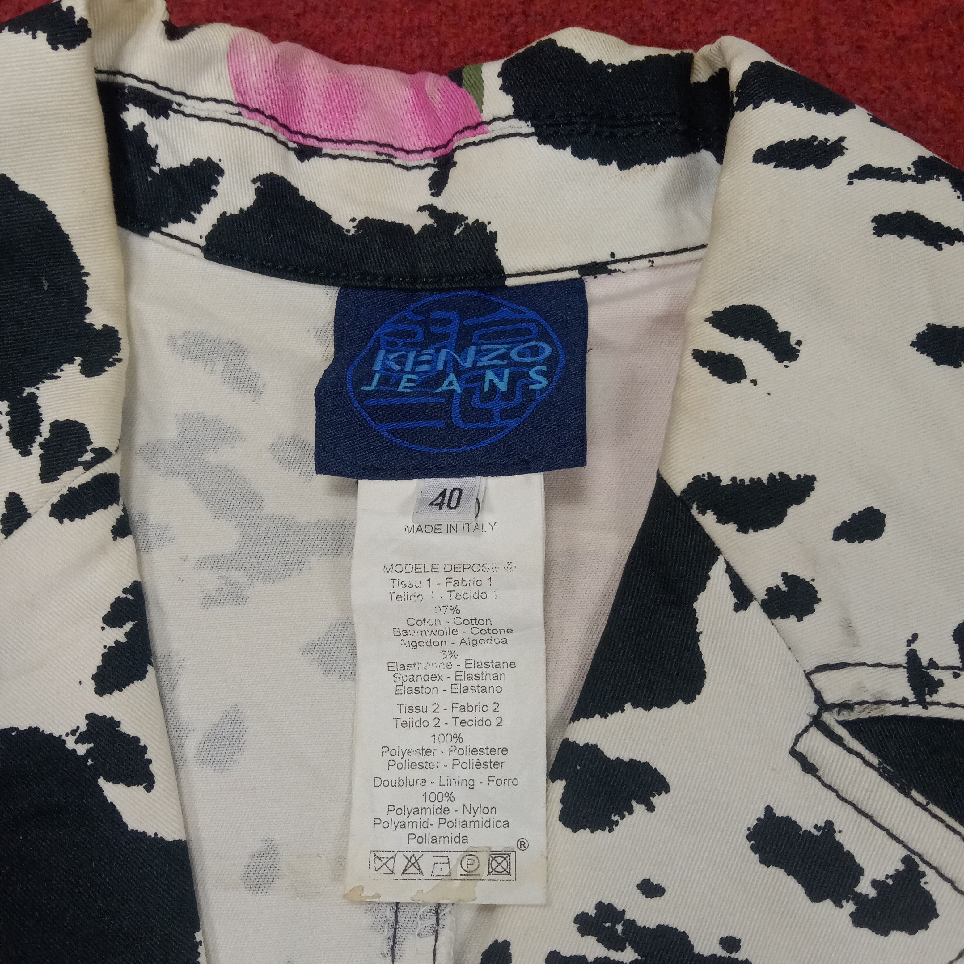 Japanese Brand × Kenzo × Vintage Kenzo Jeans Fashion Flowers Design Blazer Jacket Style Size XS / US 0-2 / IT 36-38 - 11 Thumbnail
