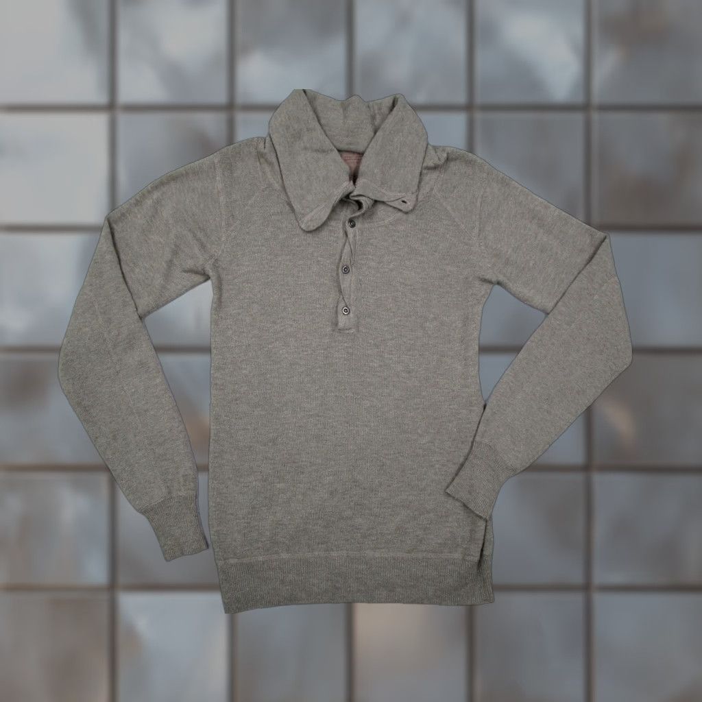 Allsaints VINTAGE AllSaints Spitalfields Sweater Mens Small Gray Pullover Knitted Casual Winter Men Size US S / EU 44-46 / 1 - 1 Thumbnail
