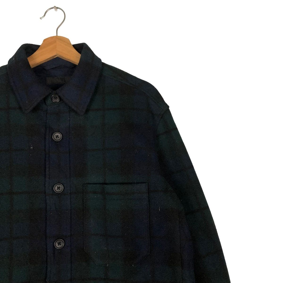 Japanese Brand 🔥VINTAGE WOOL JACKET TARTAN DESIGN UNIQLO JAPAN ISSEY MIYAK Size US S / EU 44-46 / 1 - 6 Thumbnail