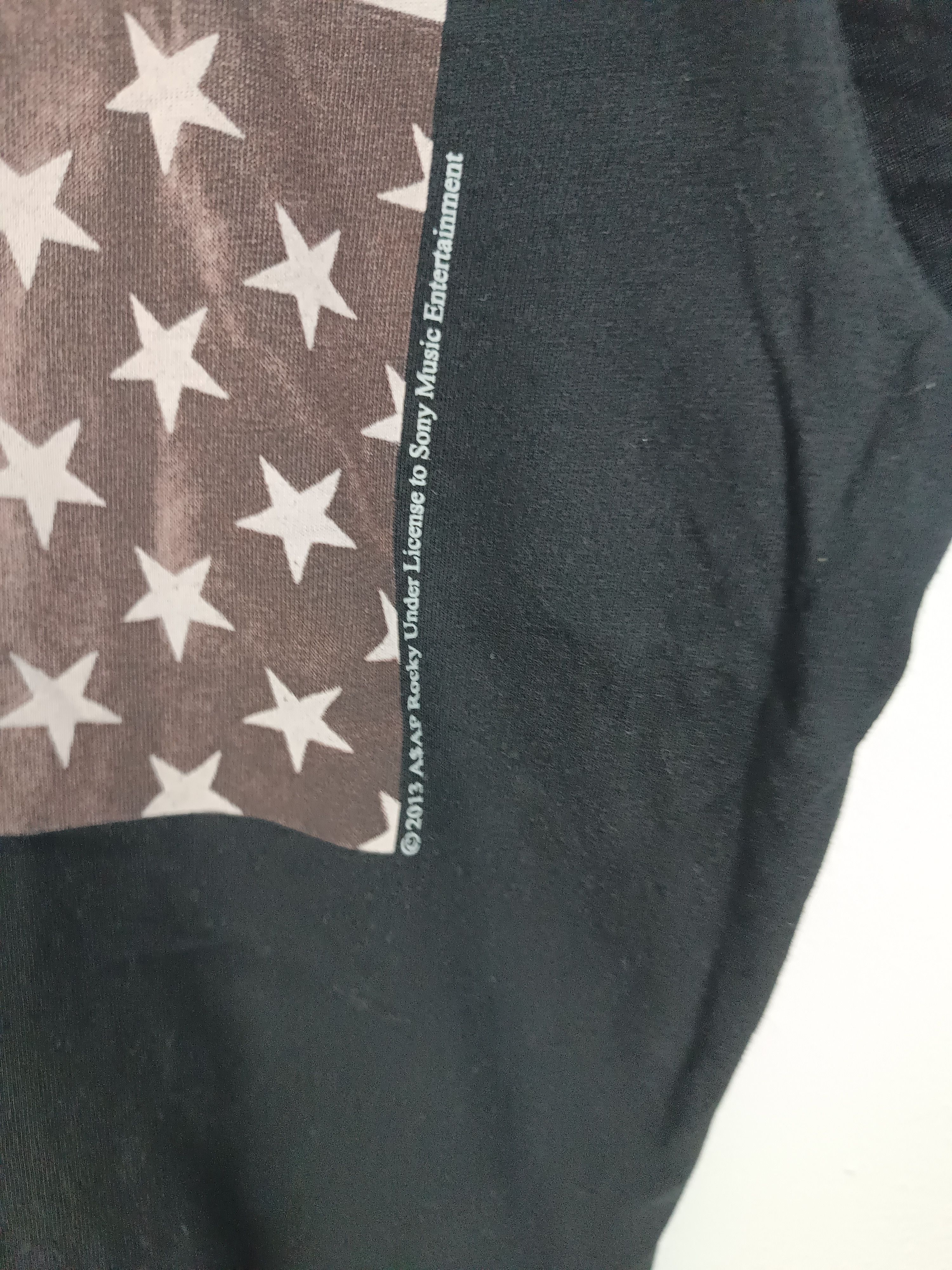 Rap Tees VINTAGE 2013 ASAP ROCKY US FLAG drake travis ferg Size US L / EU 52-54 / 3 - 10 Thumbnail