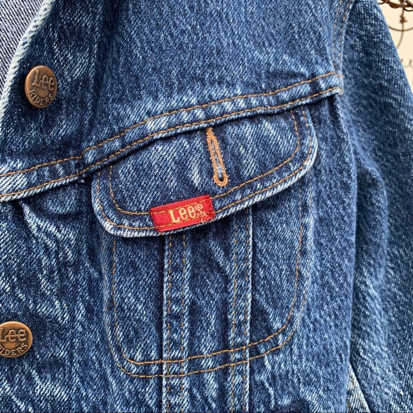 Lee Vintage Lee denim jean trucker jacket Black Label Size S / US 4 / IT 40 - 4 Thumbnail