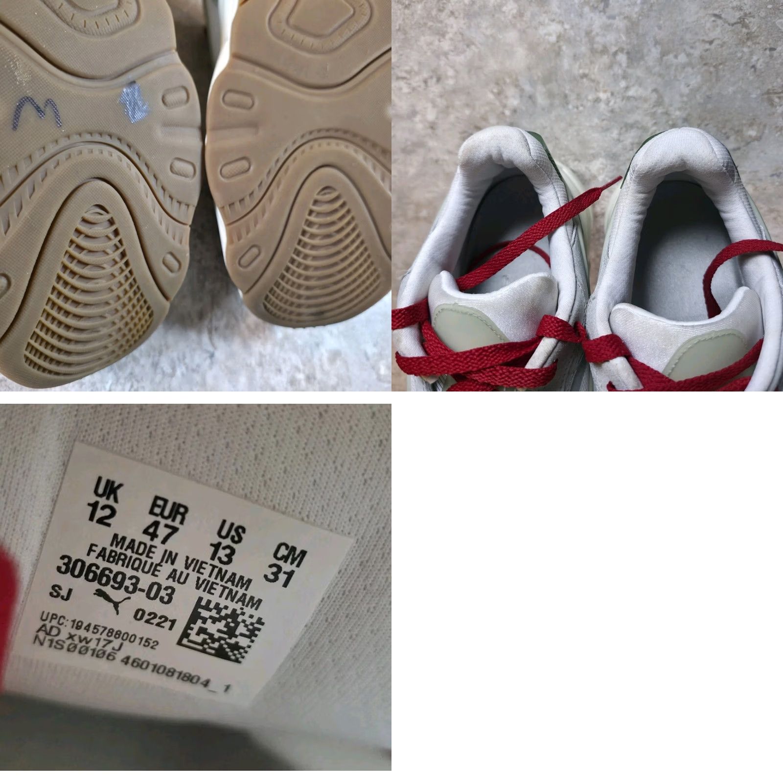 Puma PUMA Porsche RS System Sneaker Mens Size 13 Ivory Lace Up Athletic Sports Shoes Size US 13 / EU 46 - 8 Thumbnail