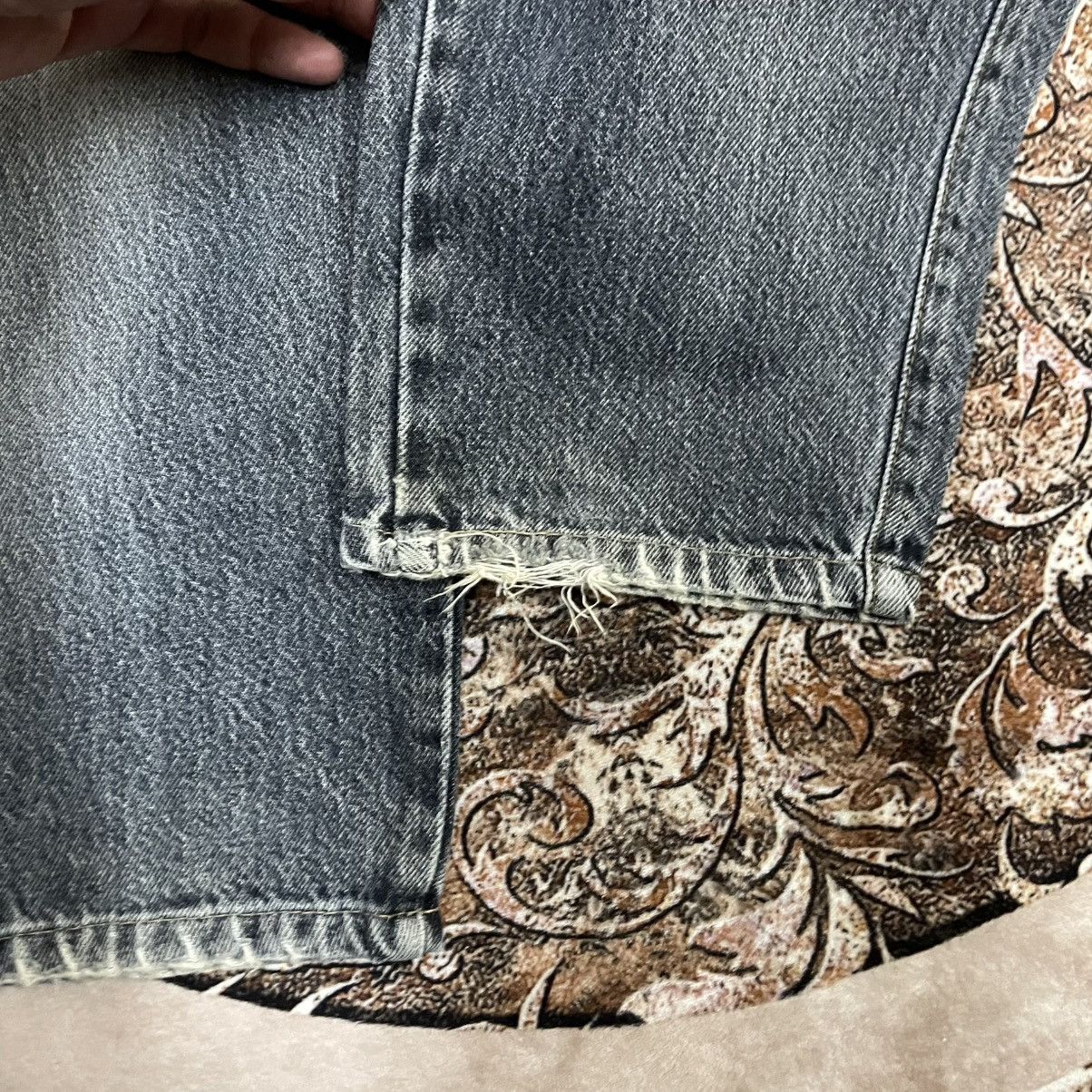 Big John 🔥Vintage 80s Big John Stoned Washed Ripped Distress Jeans Size US 31 - 8 Thumbnail