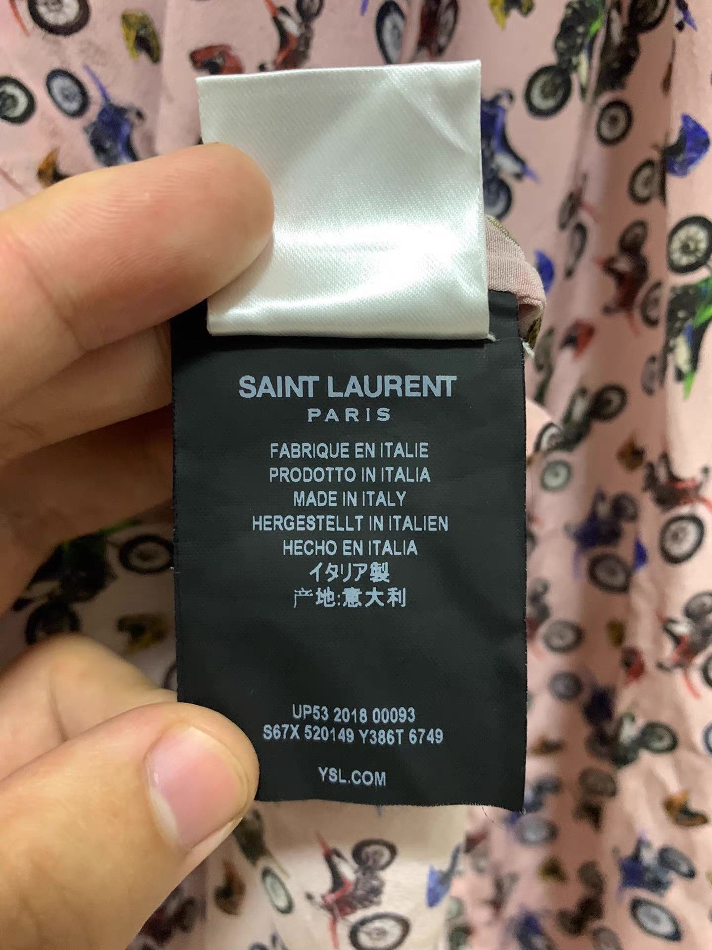 Saint Laurent Paris Saint Laurent SLP 18FW Q12 Size US M / EU 48-50 / 2 - 6 Thumbnail