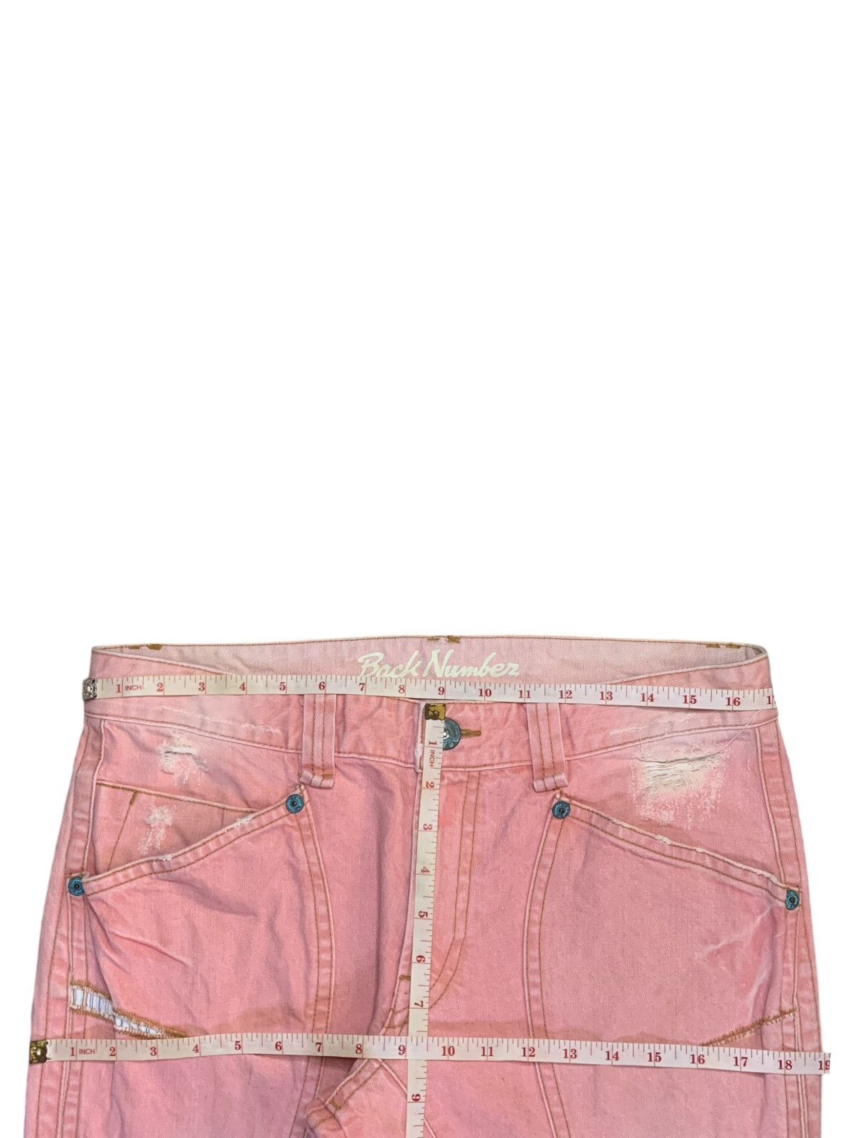 Japanese Brand Vintage Japanese Brand Faded Wash Patched Bootcut Jeans Size US 34 / EU 50 - 12 Thumbnail