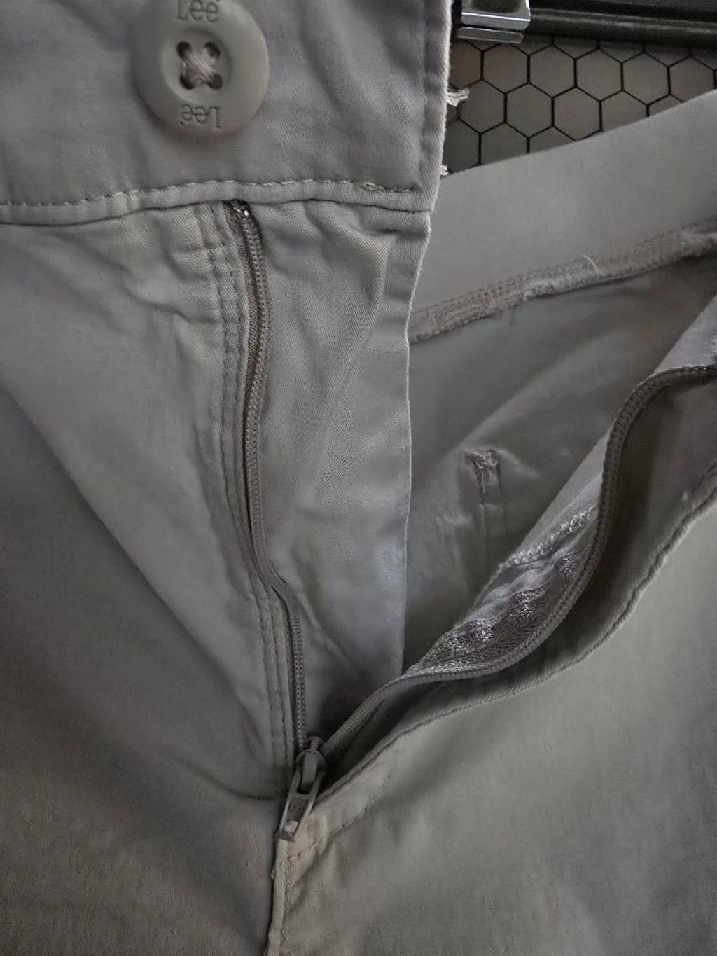 Lee Women's Lee Beige Cargo Shorts Plus Size 22M Size 22" - 5 Thumbnail