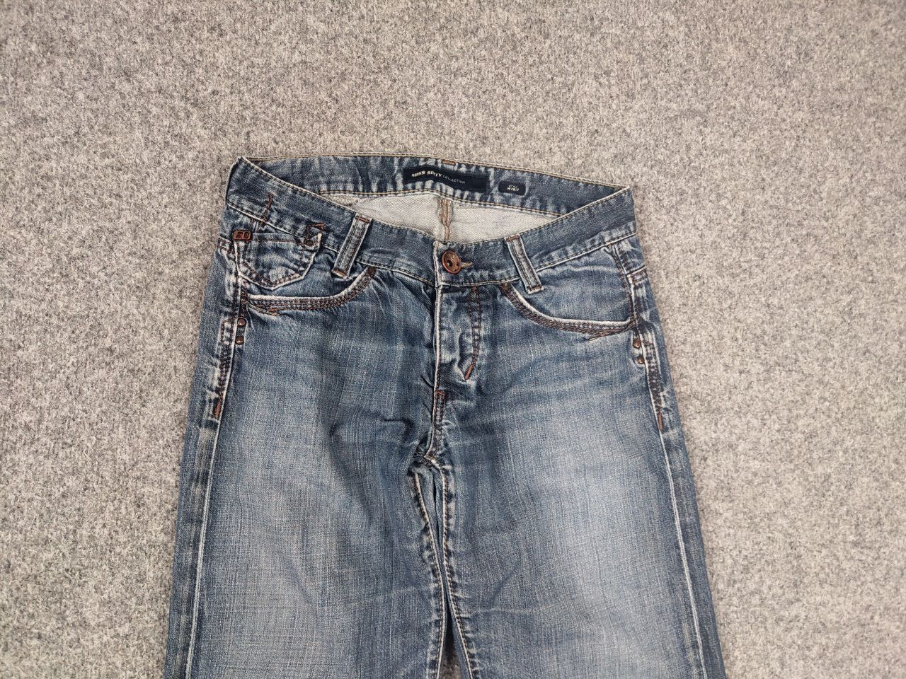 Miss Sixty Vintage Y2k Style Miss Sixty Faded Denim Jeans Tapered Fit Size 28" / US 6 / IT 42 - 8 Thumbnail