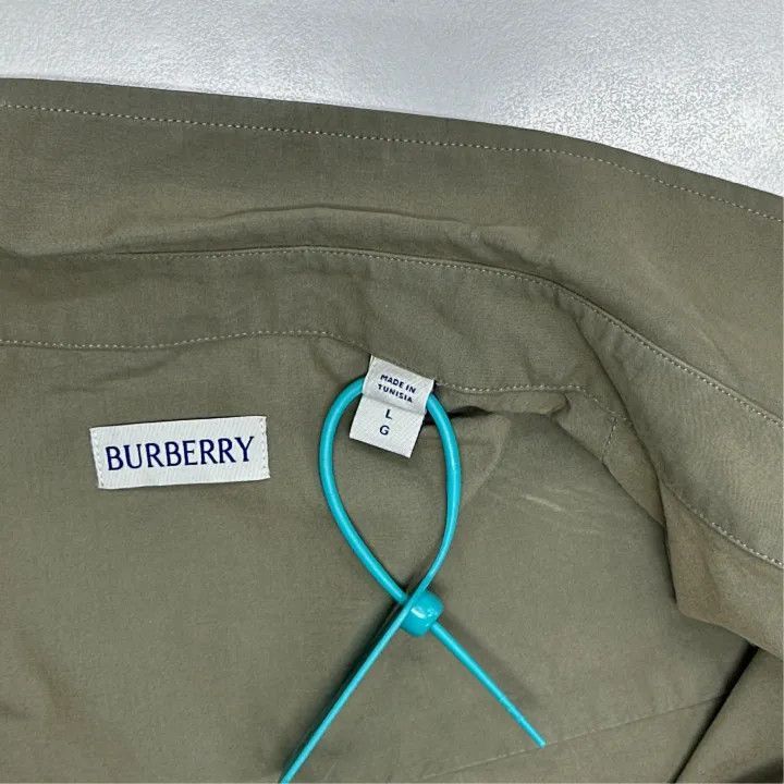 Burberry Burberry Burberry Classic Khaki Long Sleeve Shirt-2507 Size US L / EU 52-54 / 3 - 2 Thumbnail
