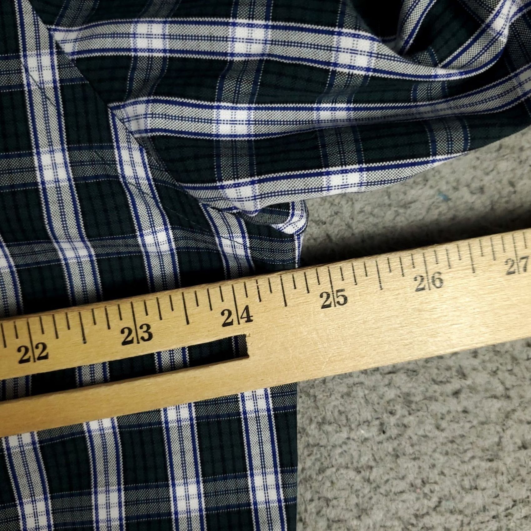 UNTUCKit UNTUCKit Shirt Mens XL Green Plaid Button-Up Long Sleeve Casual Style Size US XL / EU 56 / 4 - 6 Thumbnail