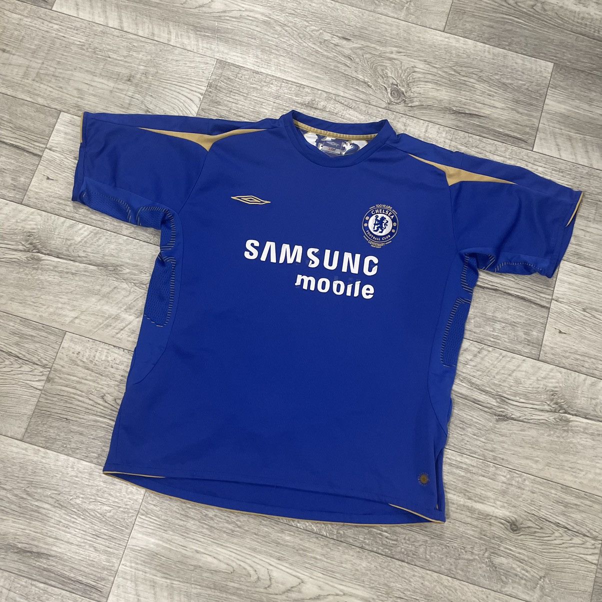 Umbro × Vintage 90s umbro Chelsea 100 years centenary 2006 sumsung jersey Size US M / EU 48-50 / 2 - 1 Thumbnail