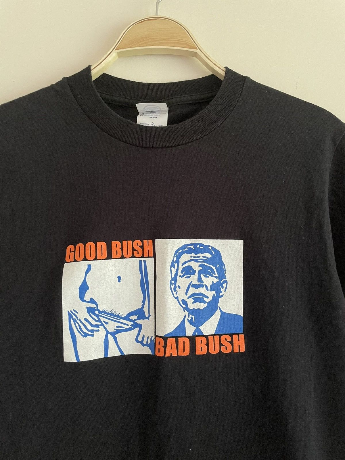 Vintage Vintage Y2K Bush Art Graphic Tee NSFW Unsoundrags Hanes Size US S / EU 44-46 / 1 - 2 Thumbnail